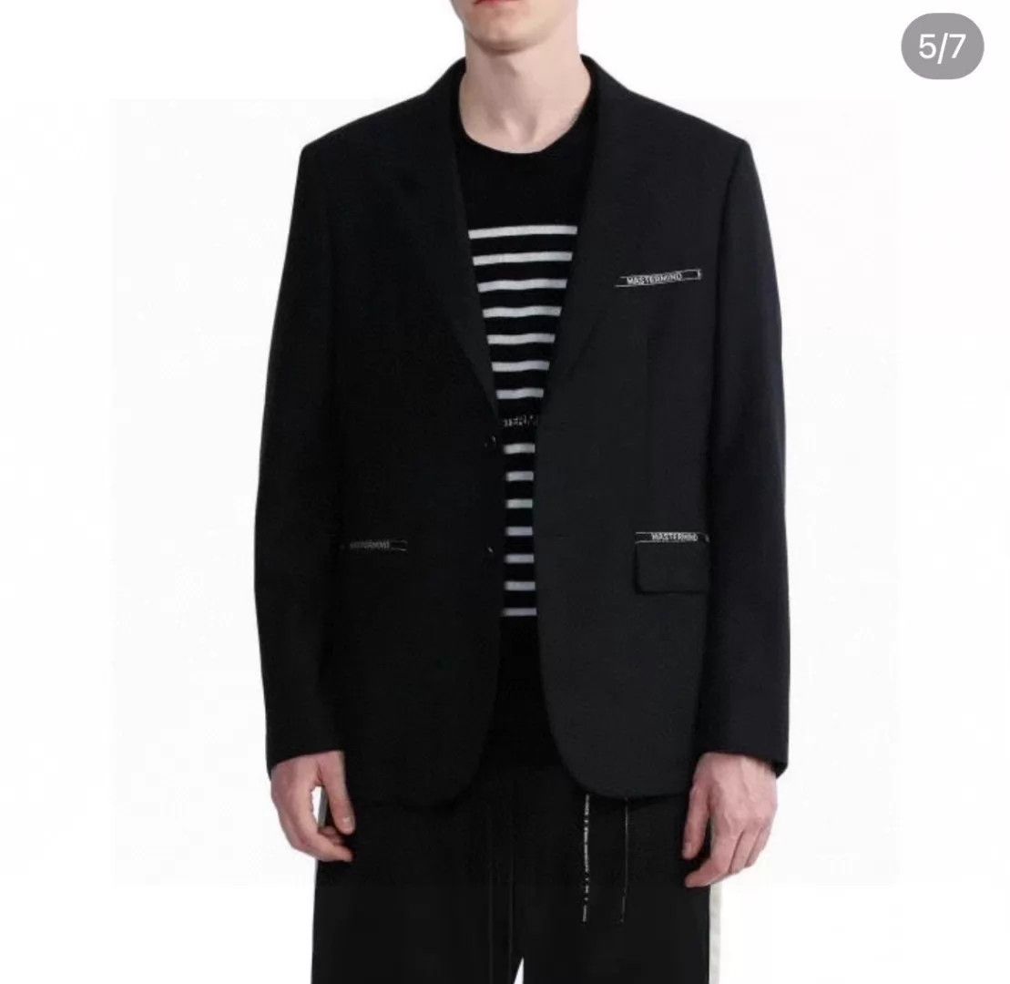 Dior DIOR Black Luxury Slim Fit Blazer 46 Size 46S - 8 Thumbnail
