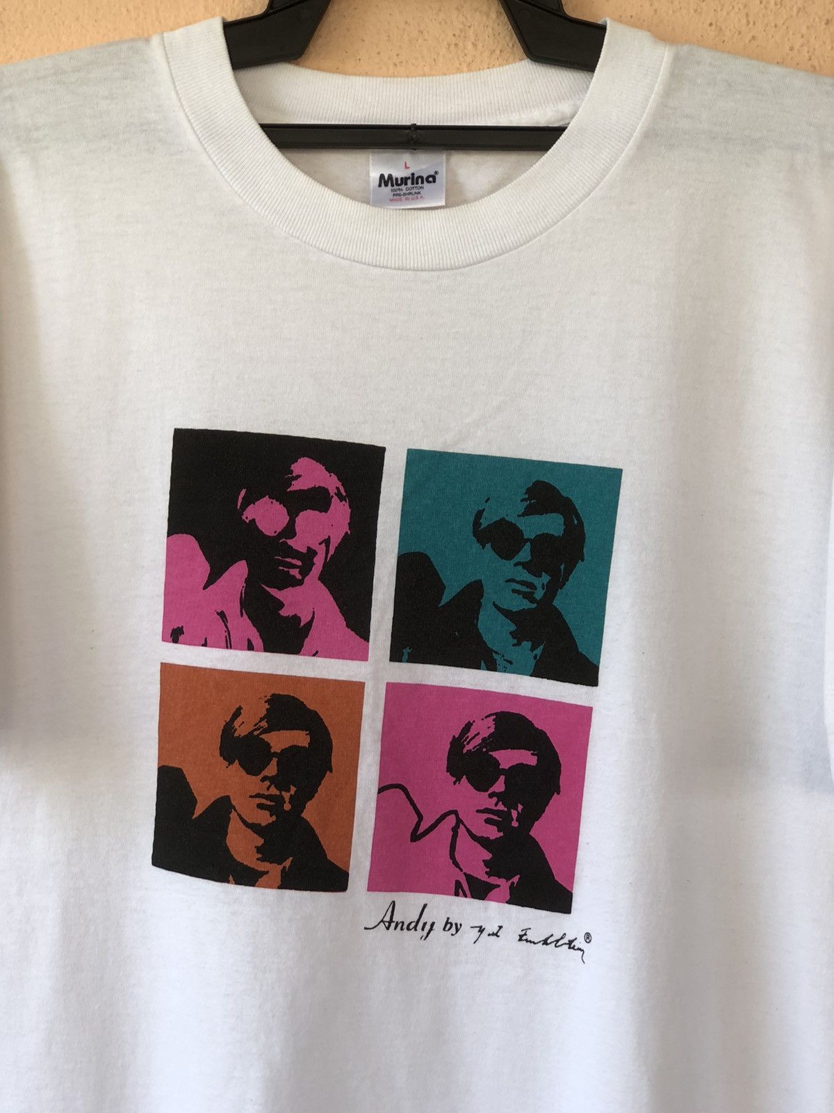 Andy Warhol × Vintage Vintage 90s Andy Warhol Pop Art Tee Size US L / EU 52-54 / 3 - 1 Thumbnail