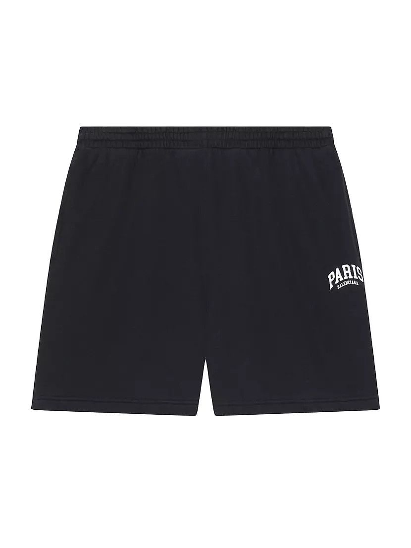 Balenciaga Cities Paris Sweat Shorts Black Size US 32 / EU 48 - 1 Thumbnail