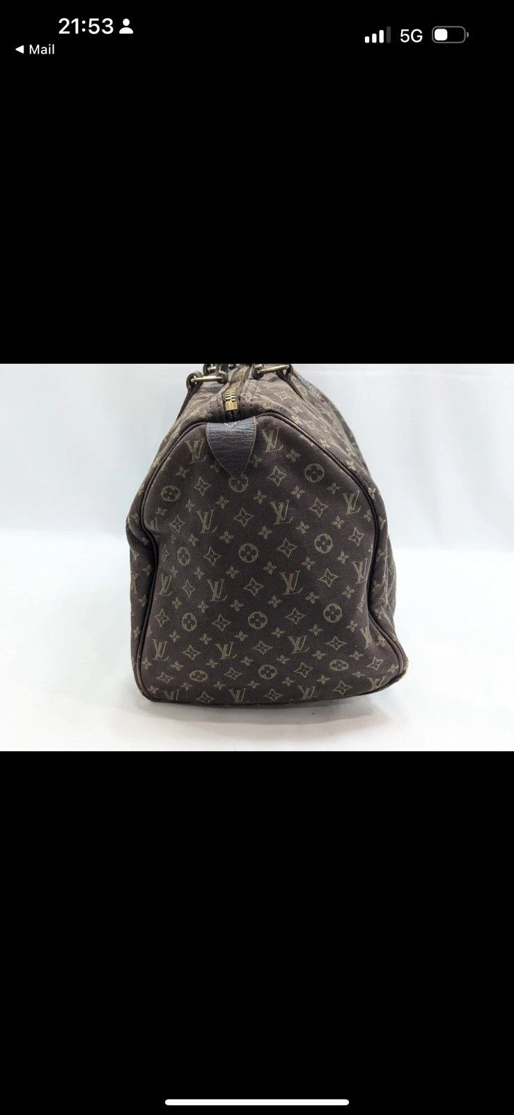 Louis Vuitton Louis Vuitton Mini Lin Speedy 30 Monogram Brown Size ONE SIZE - 5 Thumbnail