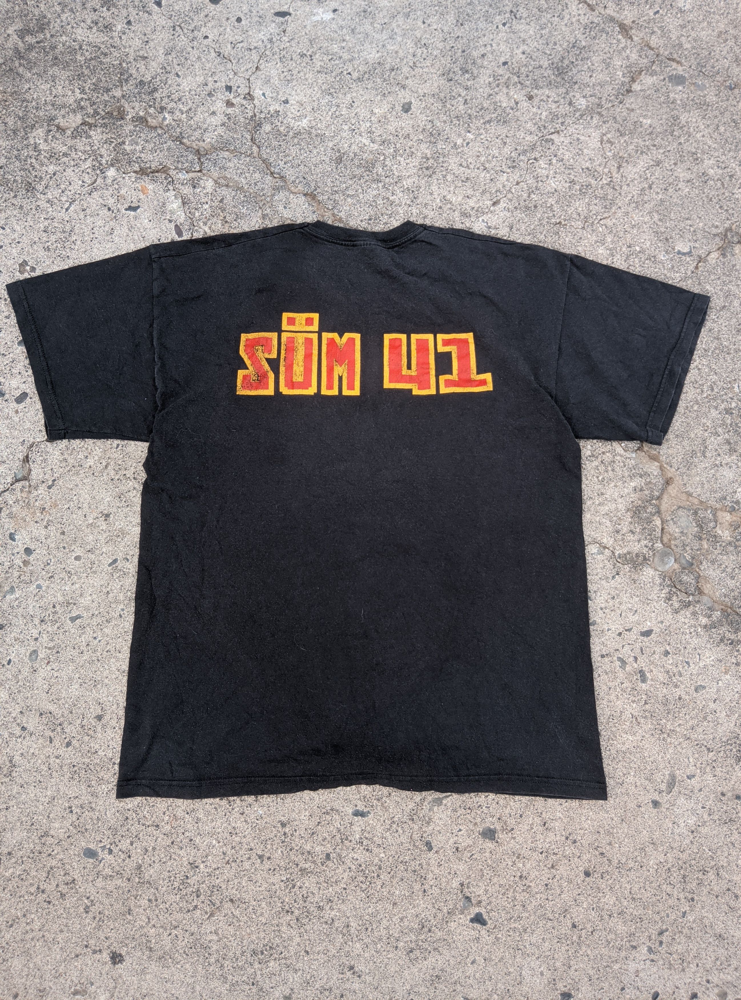 Band Tees Vintage 2001 sum41 pop punk skate punk t shirt Size US L / EU 52-54 / 3 - 2 Thumbnail