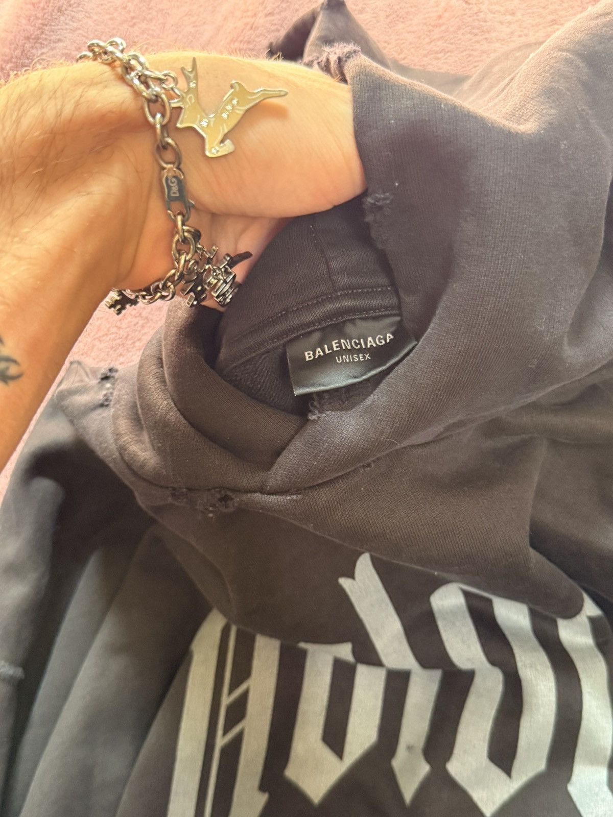 Balenciaga New Balenciaga Nologo Hoodie Fall24’ Size US L / EU 52-54 / 3 - 9 Thumbnail