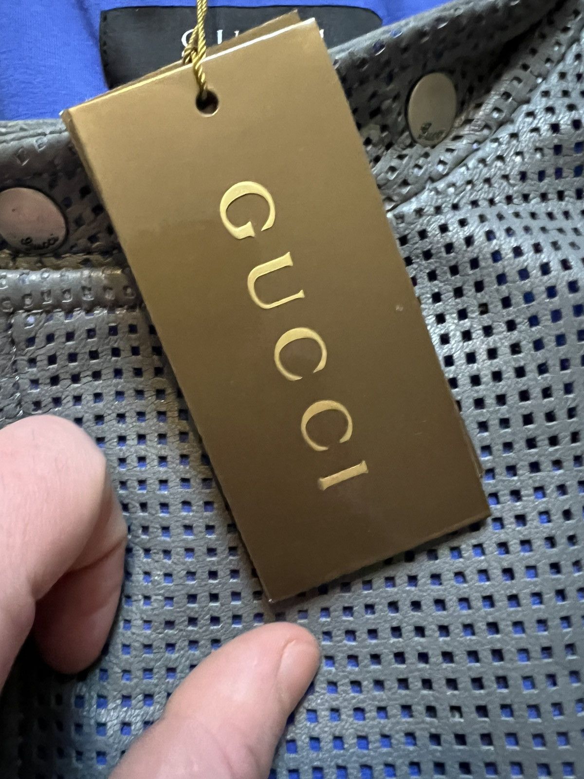Gucci F/W08 Perforated Leather Jacket Tom Ford Size US M / EU 48-50 / 2 - 7 Thumbnail