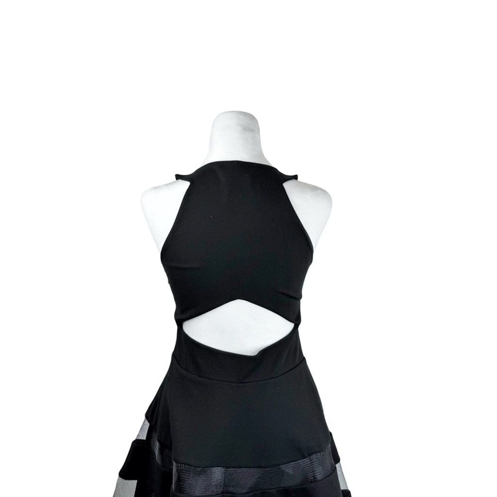 Parker PARKER Women's Fit & Flare Tank Dress Mesh Designs Size S Size S / US 4 / IT 40 - 7 Thumbnail