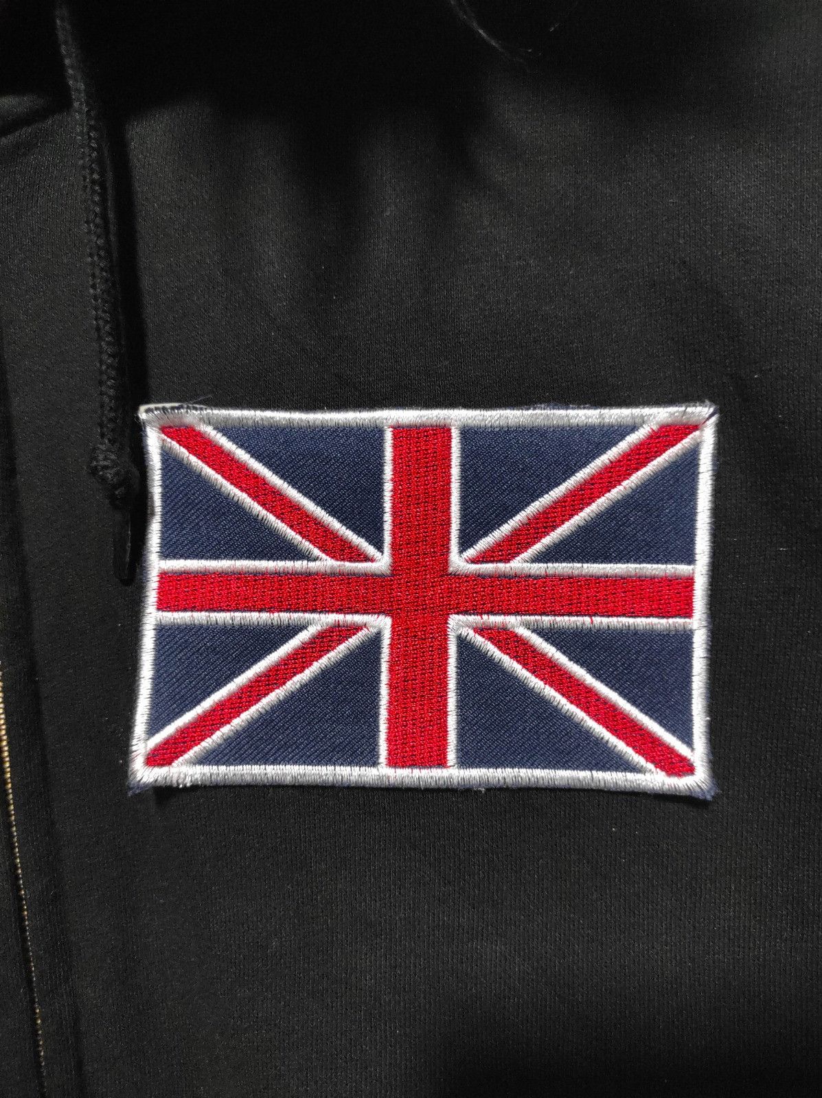 Japanese Brand MD black UK flag zip fur hoodie ifsix LGB style Size US L / EU 52-54 / 3 - 4 Thumbnail