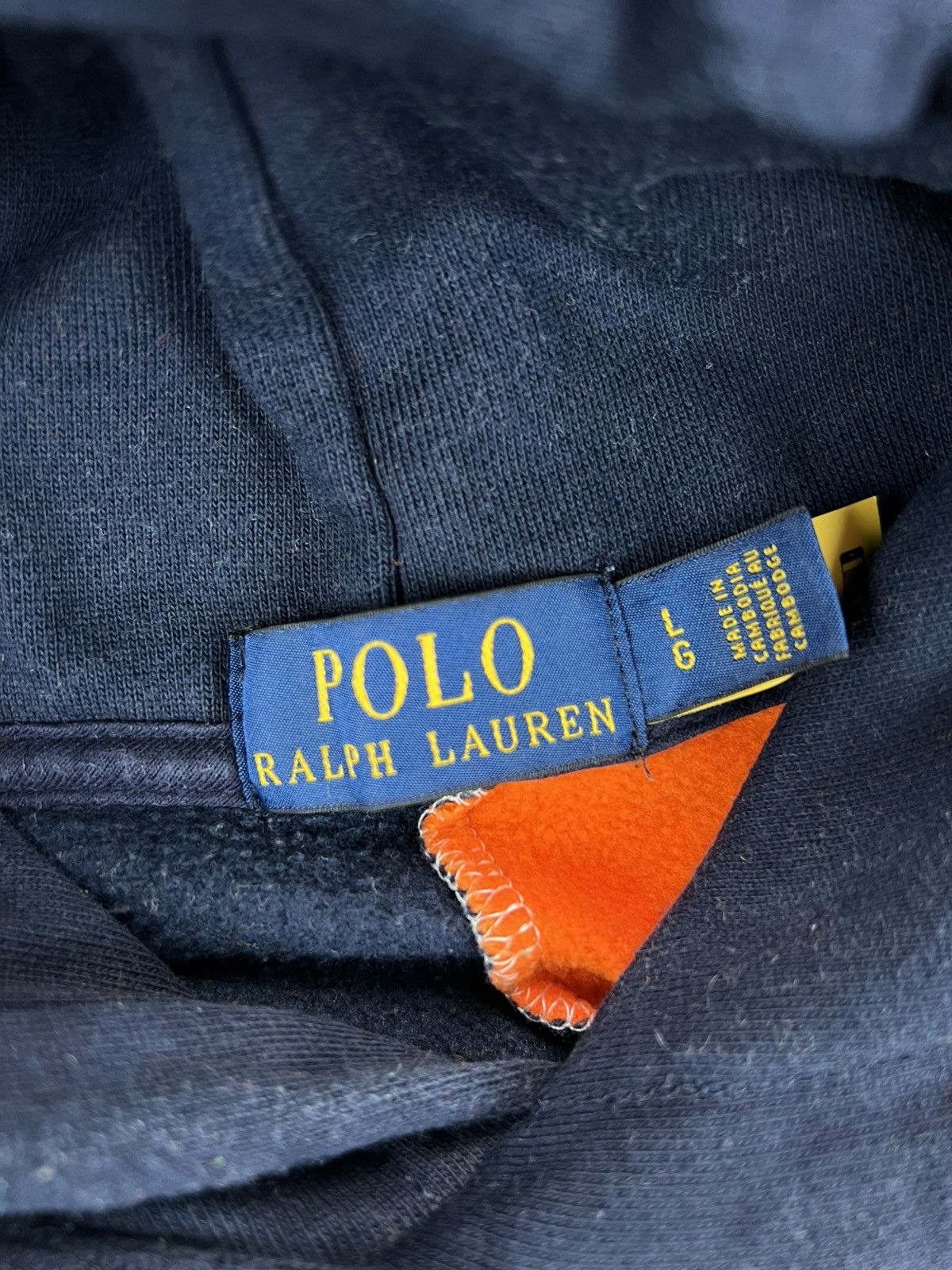 Polo Ralph Lauren Polo Ralph Lauren Patchwork Monogram Vintage Hoodie Size US L / EU 52-54 / 3 - 6 Thumbnail
