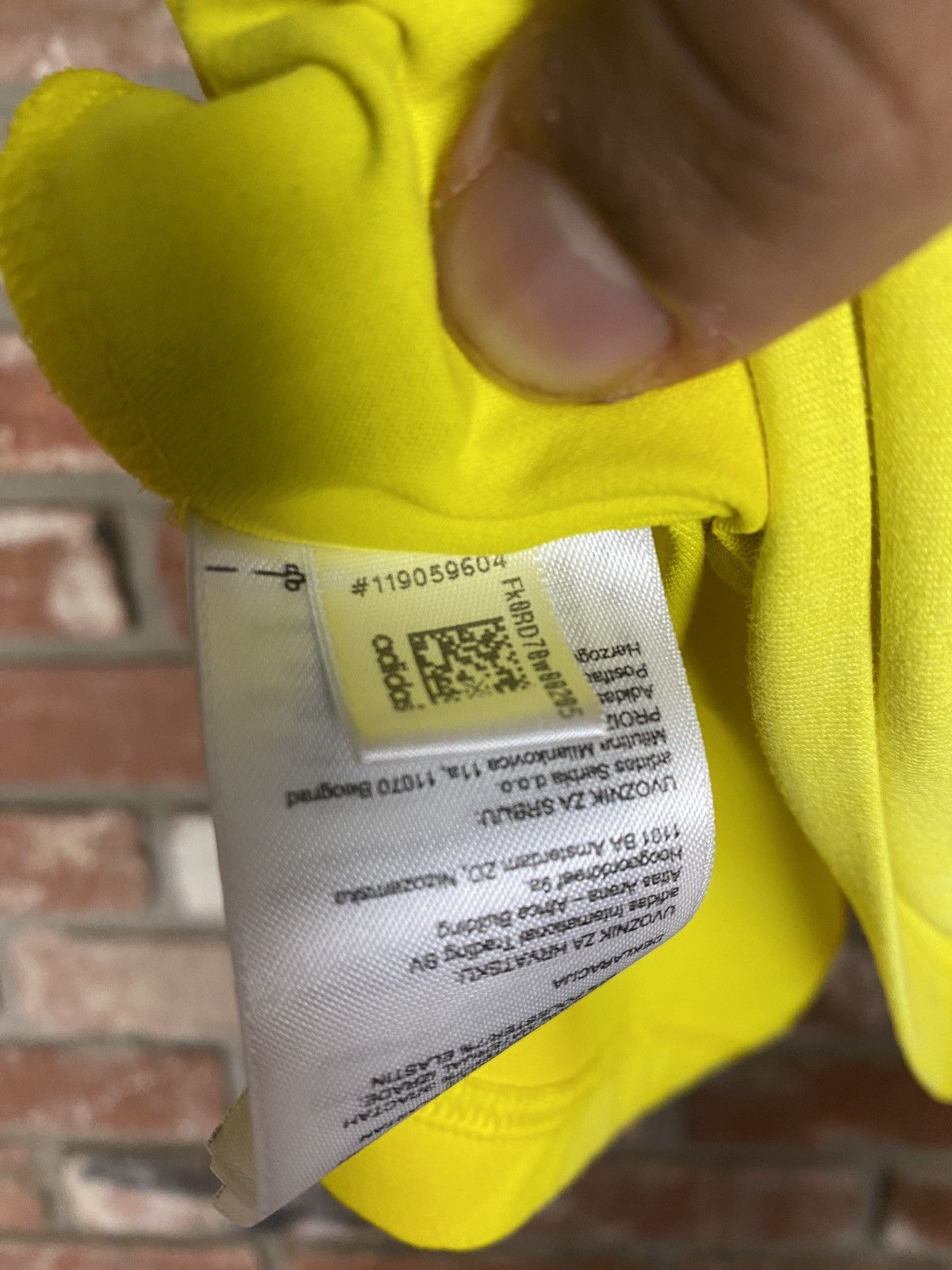 Adidas × Humanrace Adidas Human Race Yellow Jersey Size US L / EU 52-54 / 3 - 8 Thumbnail