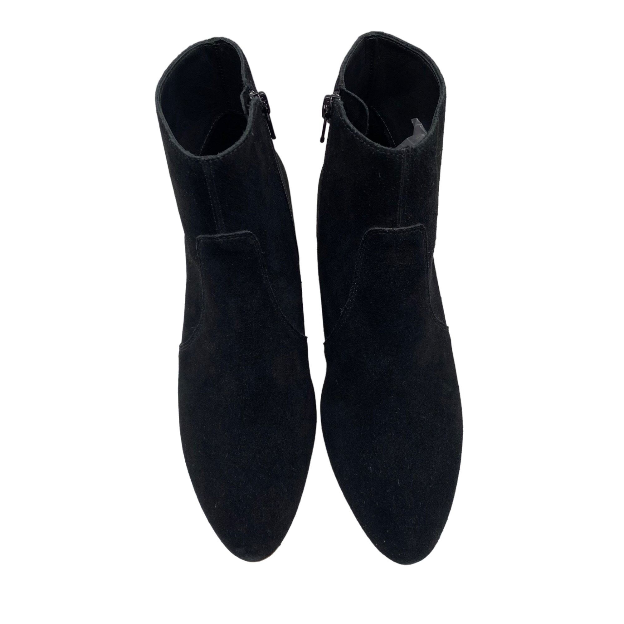 Soludos Soludos Lola Black Suede Leather Almond Toe Ankle Booties Wo Size US 8 / IT 38 - 4 Thumbnail