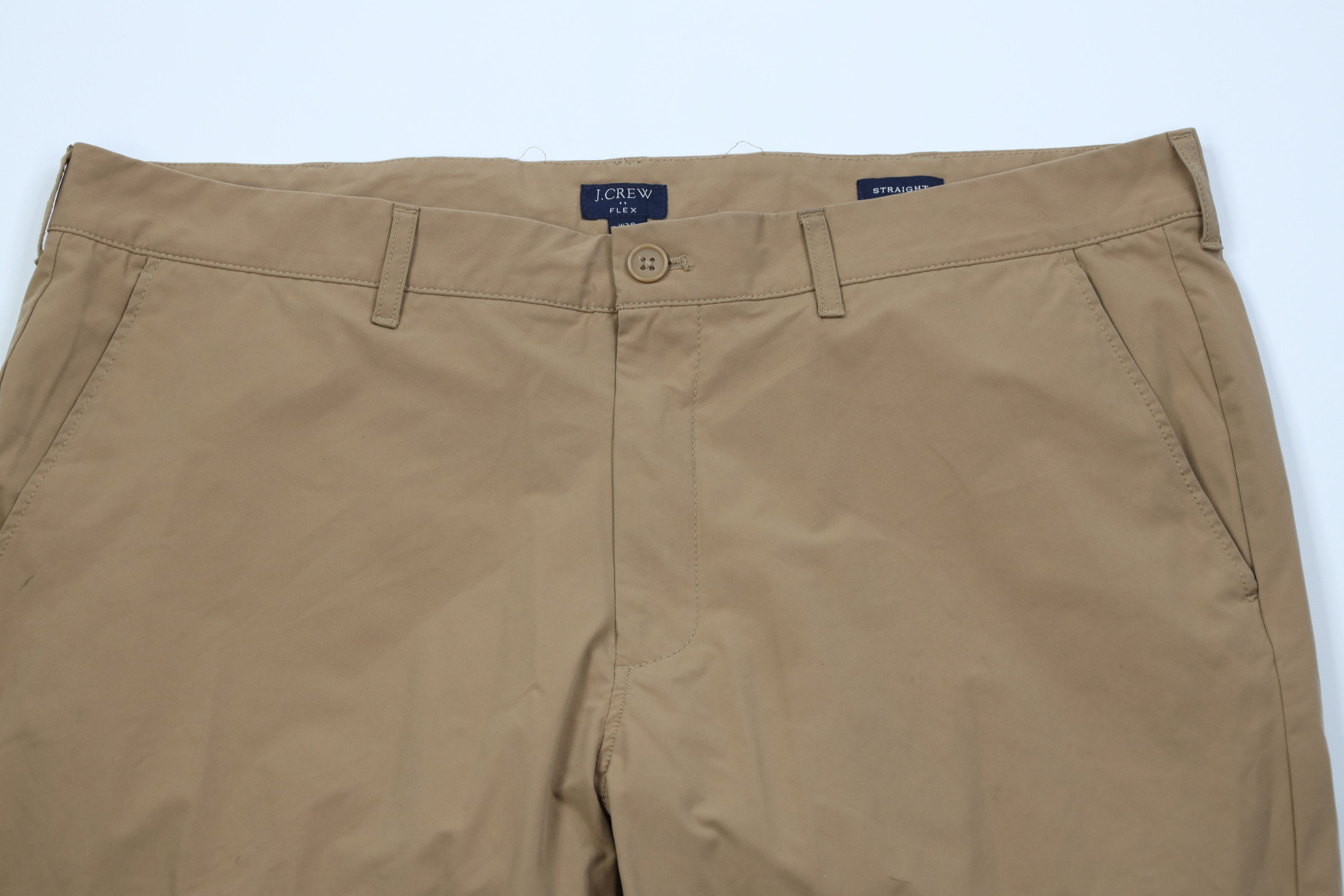 J.Crew J Crew Mens Straight Leg Chino Pants Trousers Brown Khaki Size US 38 / EU 54 - 2 Thumbnail