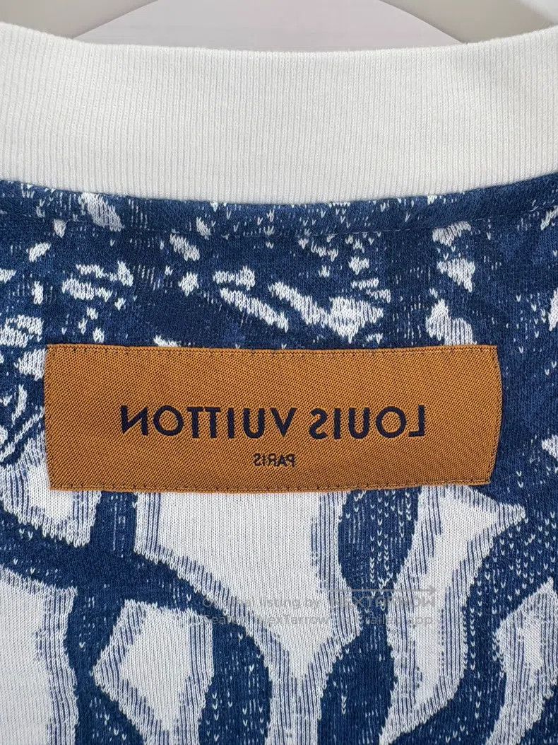 Louis Vuitton Louis Vuitton size 4l Blue water grass logo knitted short s Size US M / EU 48-50 / 2 - 5 Thumbnail