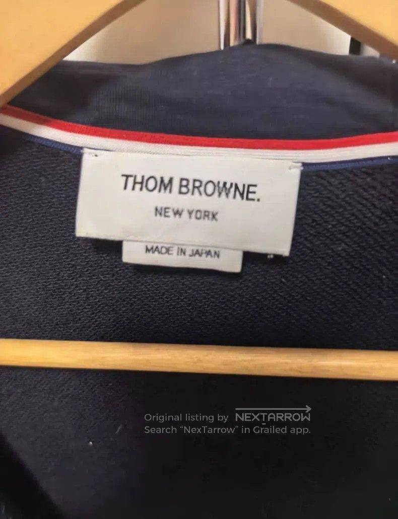 Thom Browne Thom Browne Blue hoodie Size US L / EU 52-54 / 3 - 8 Thumbnail