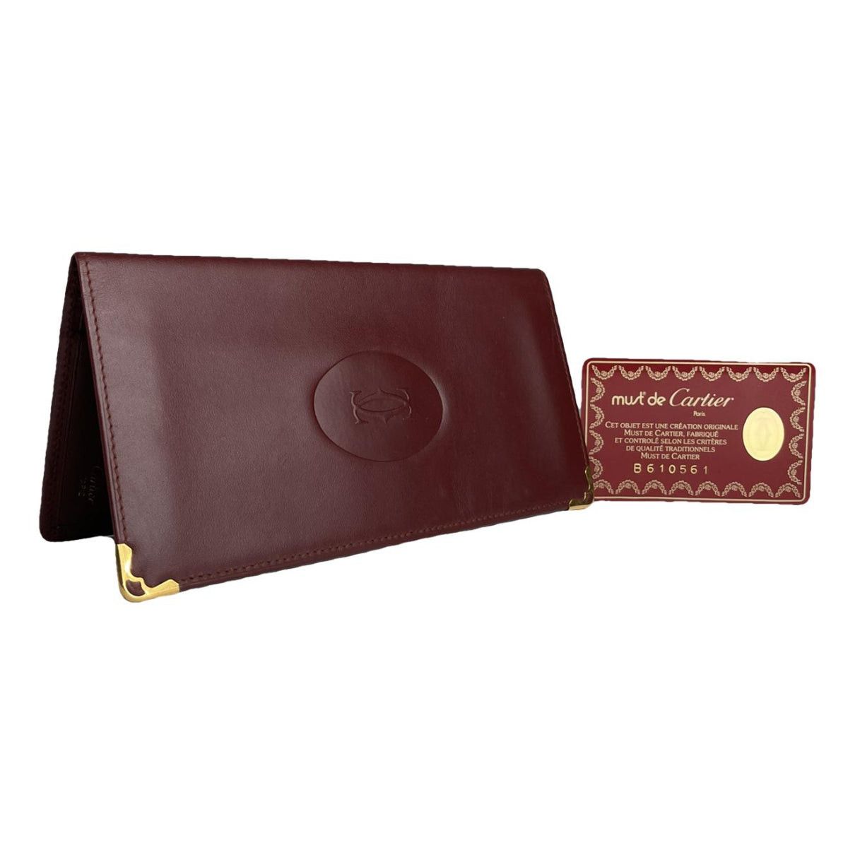 Cartier Burgundy Patent Leather Purse Size ONE SIZE - 1 Thumbnail