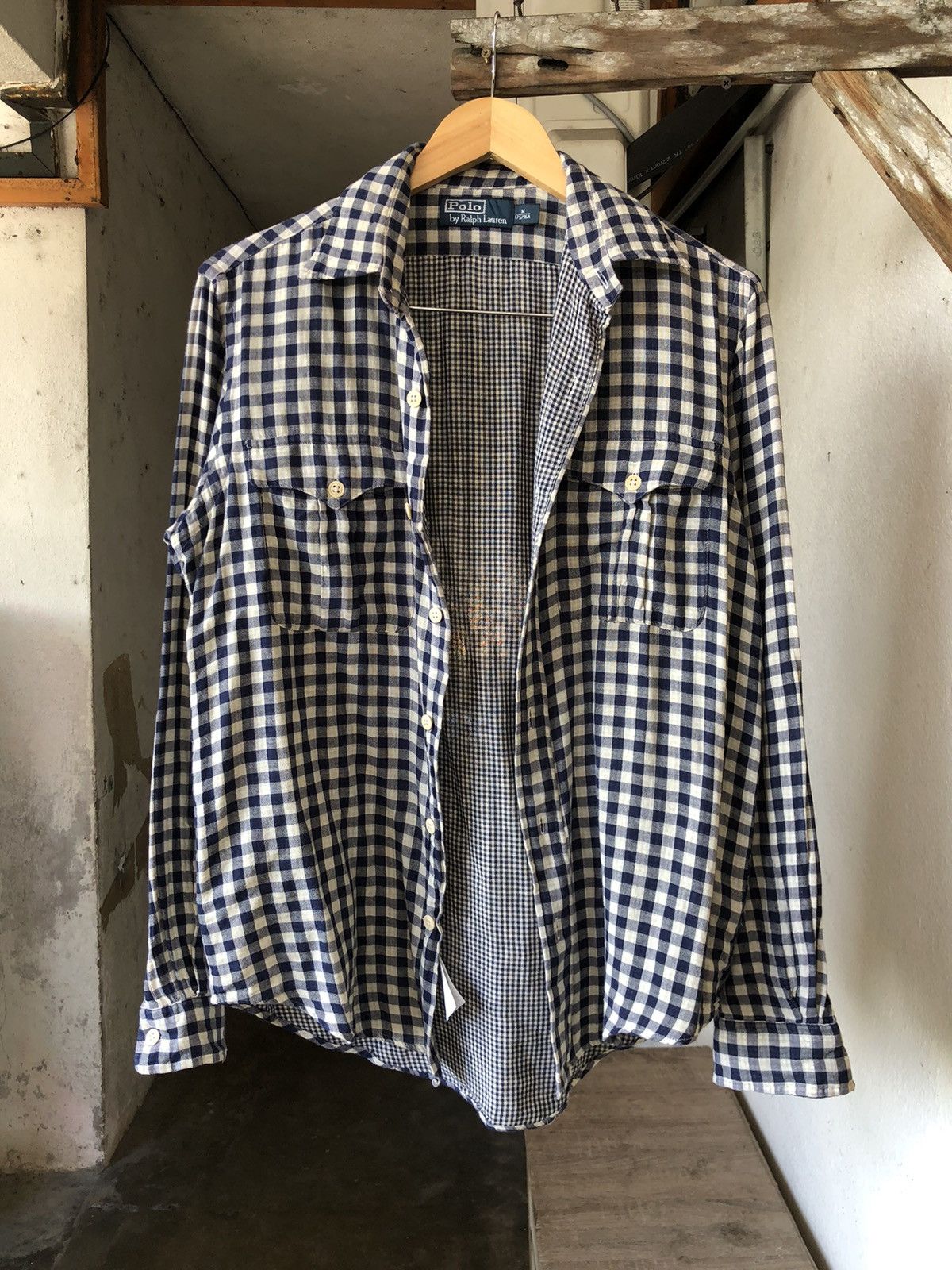 Polo Ralph Lauren Vintage Polo Ralph Lauren Flannel Size US M / EU 48-50 / 2 - 3 Thumbnail