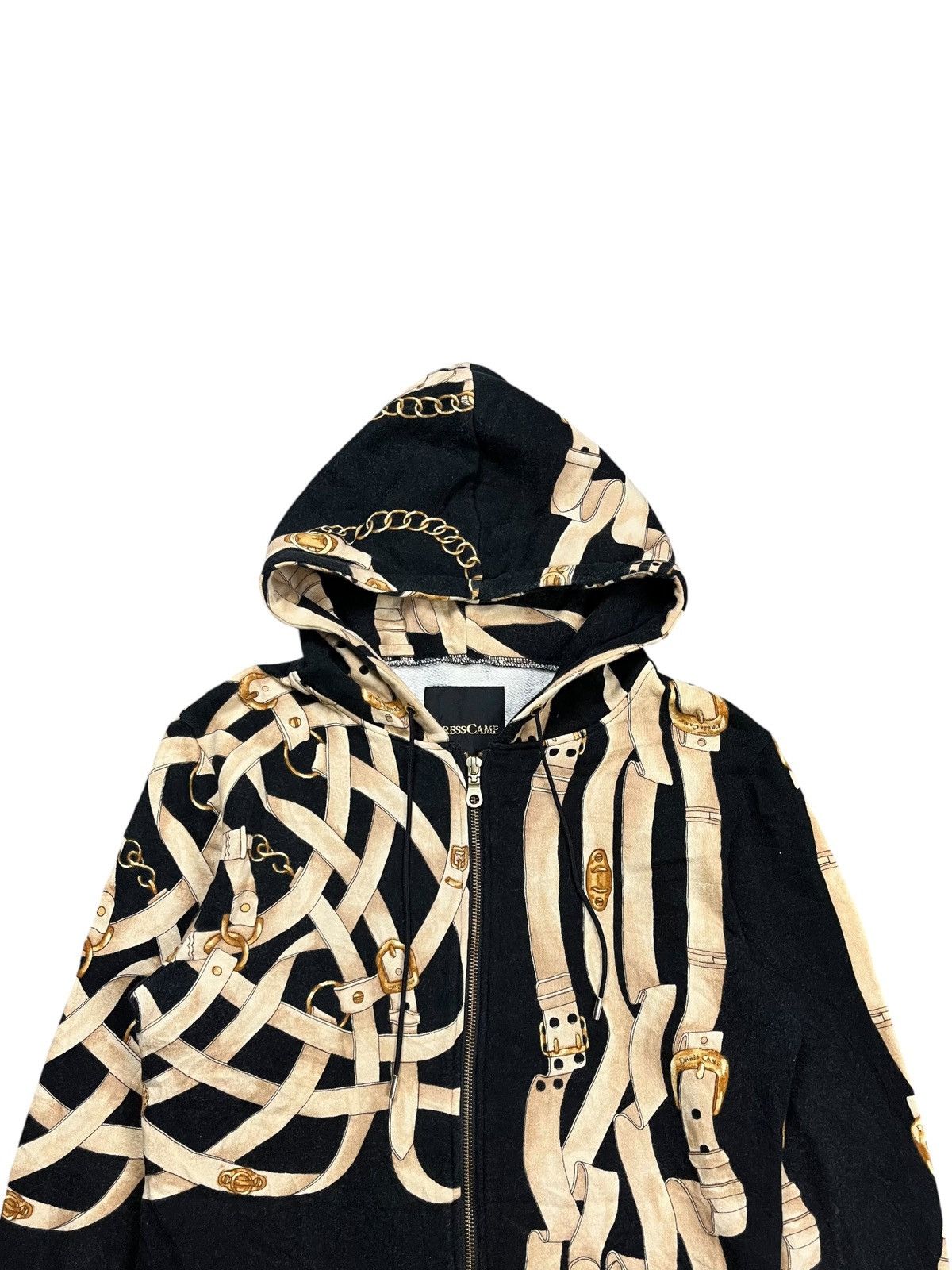 Japanese Brand 2000s Dress Camp - Hermes Style Zip Hoodie Size US M / EU 48-50 / 2 - 3 Thumbnail