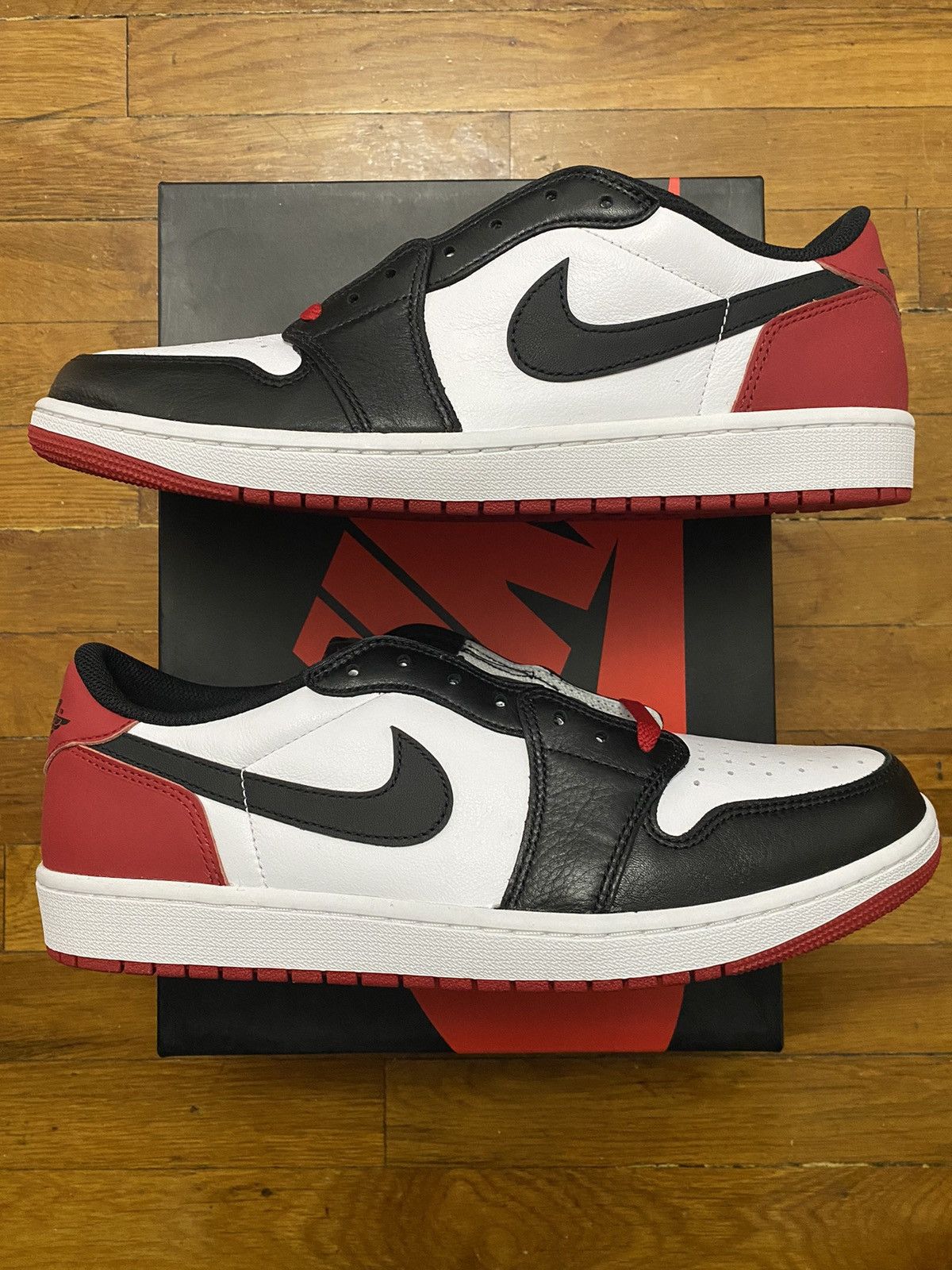 Jordan Brand × Nike Size 13 - Jordan 1 Low Retro Black Toe Chicago Red Men's Size US 13 / EU 46 - 2 Thumbnail
