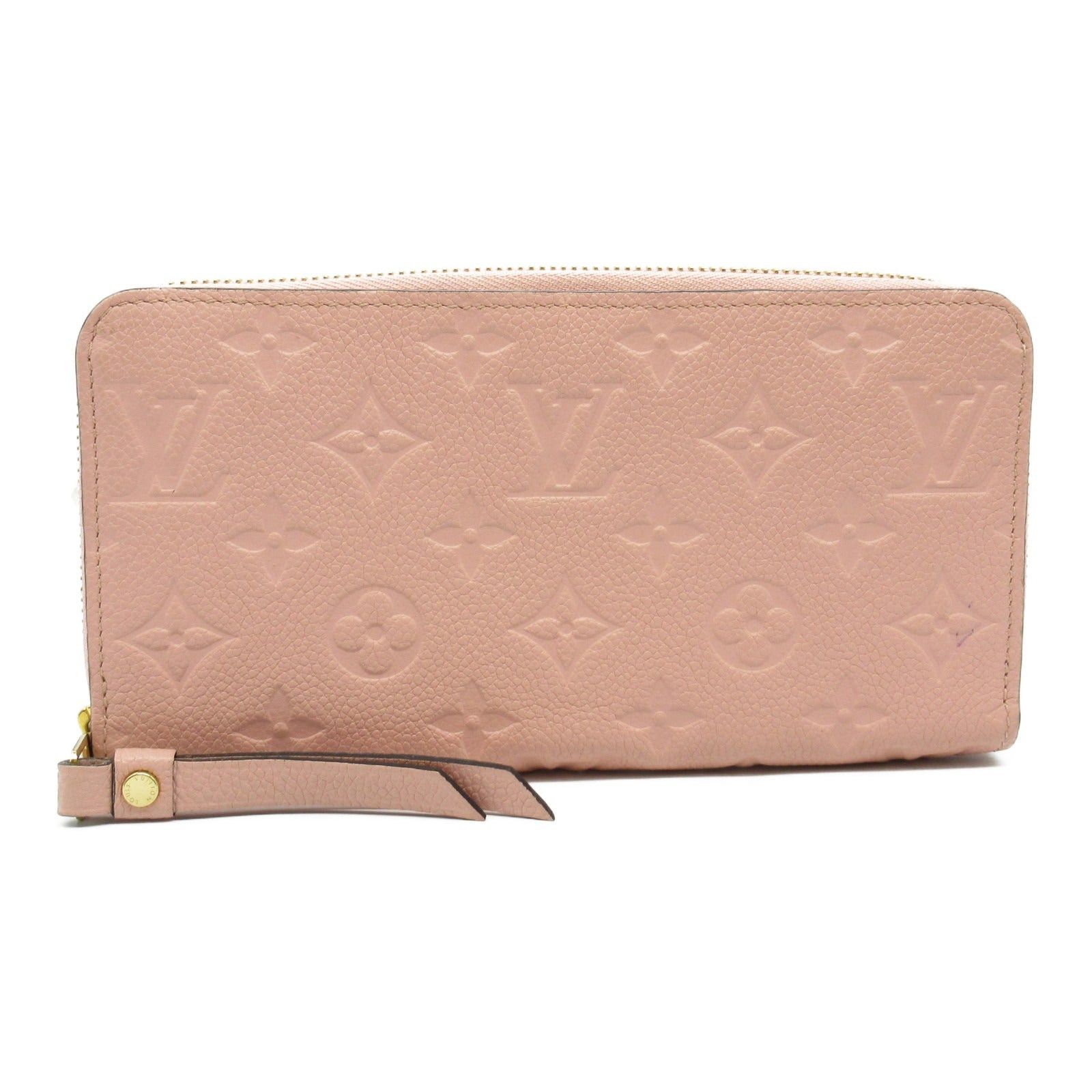 Louis Vuitton Louis Vuitton Zippy Wallet Round Long Zipper Leather Monogram Empreinte Pink Rose Poodle Size ONE SIZE - 1 Thumbnail