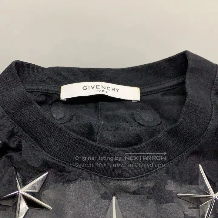 Givenchy Givenchy Dog Head Print Star Decor Short Sleeve T-shirt. Size US XXS / EU 40 - 5 Thumbnail