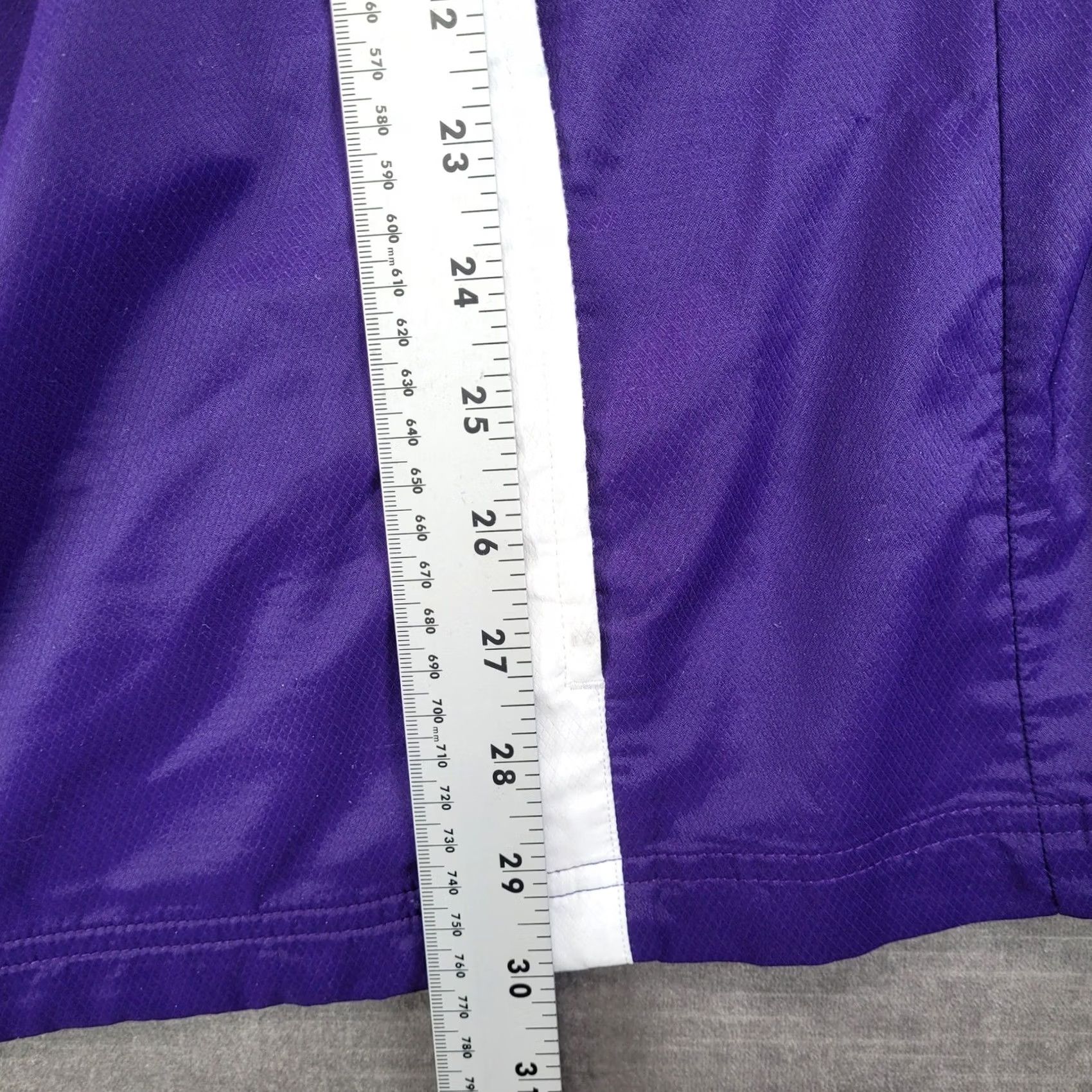 Under Armour Under Armour Track Jacket Purple White Loose Fit Full Zip Women L Size Size L / US 10 / IT 46 - 3 Thumbnail