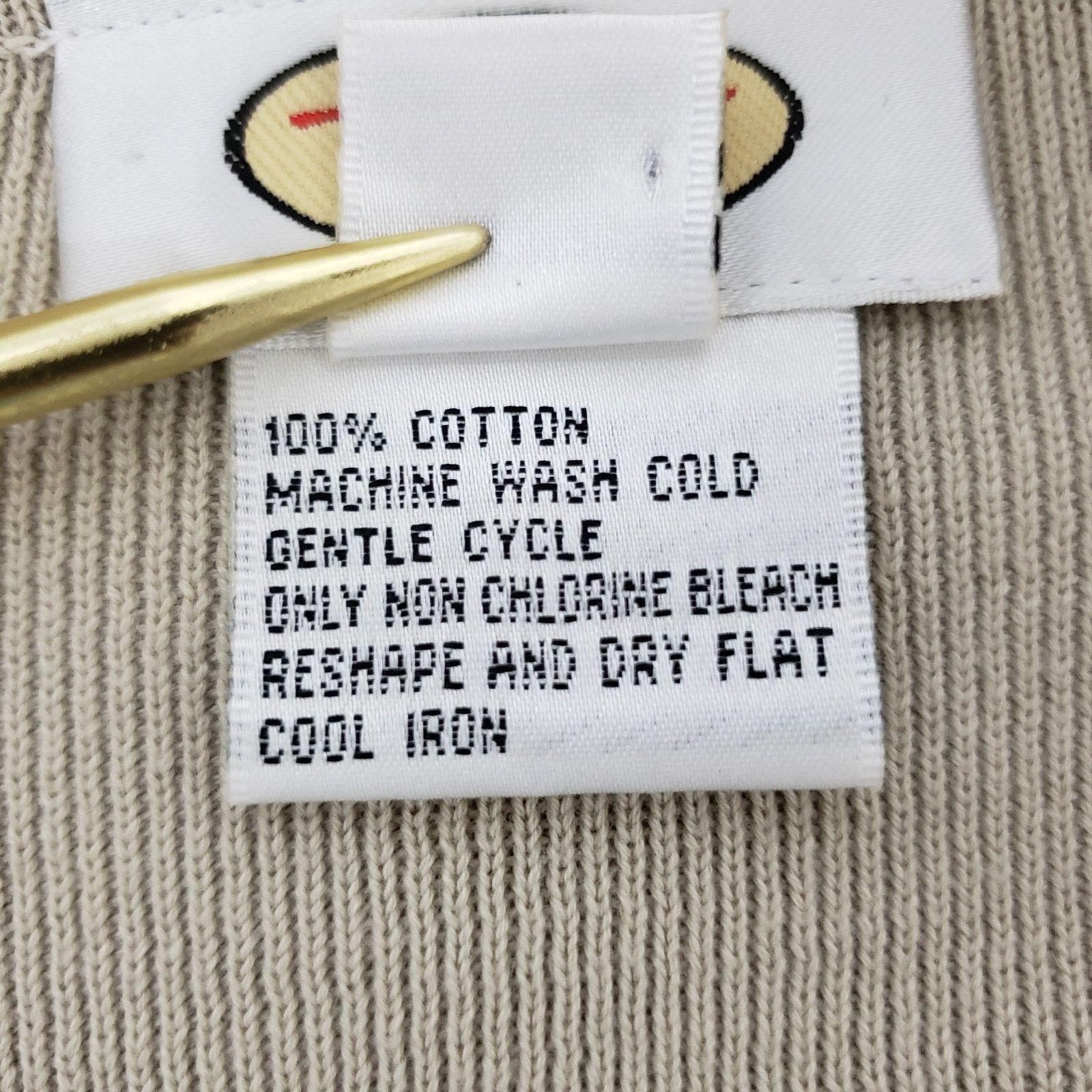 Robert Talbott × Vintage Talbots Sweater Made in JAPAN Half zip Mockneck L Cotton Size L / US 10 / IT 46 - 12 Thumbnail