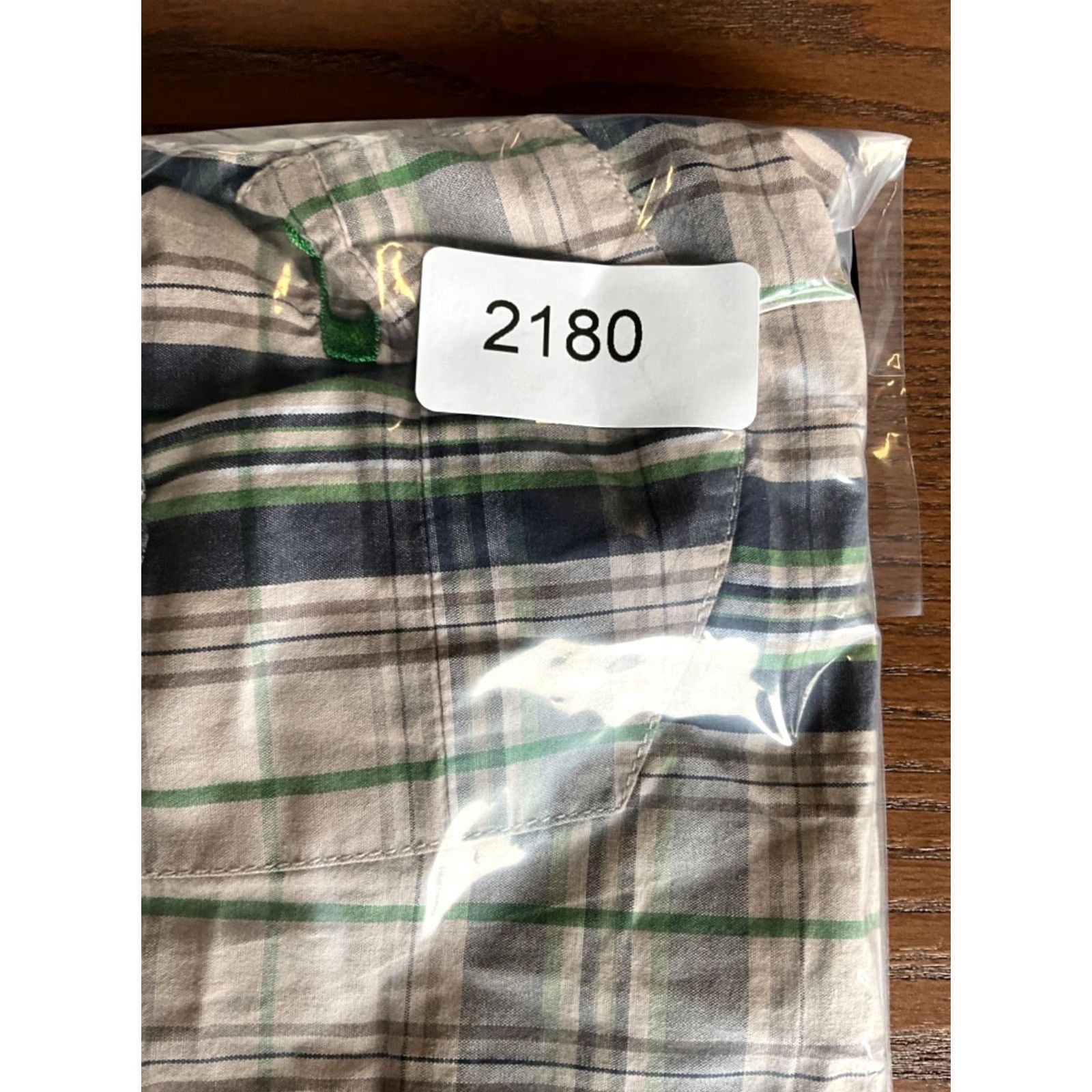 Oakley Y2K Oakley Mens Beige Plaid Short Sleeve Button Up Size M Regular with Pockets Size US 31 - 4 Thumbnail