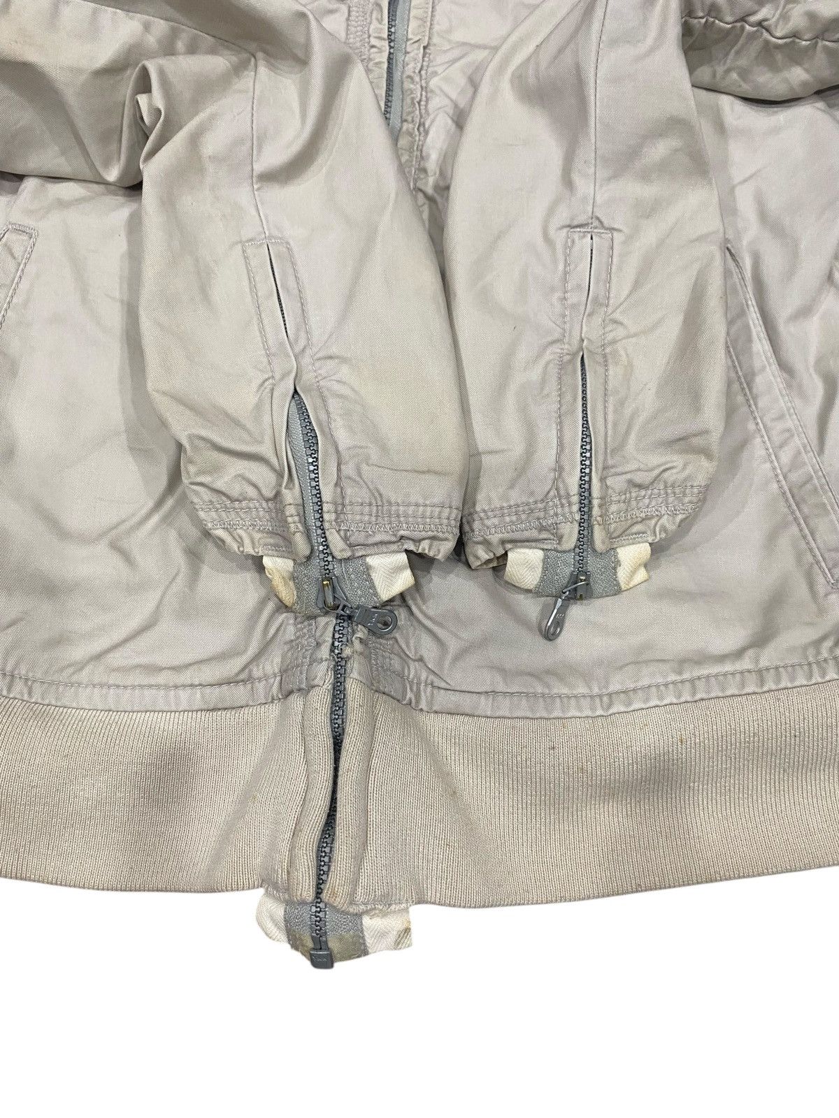 Designer Rare MARITHE FRANCOIS GIRBAUD Zipper Jacket (S) Size S / US 4 / IT 40 - 9 Thumbnail