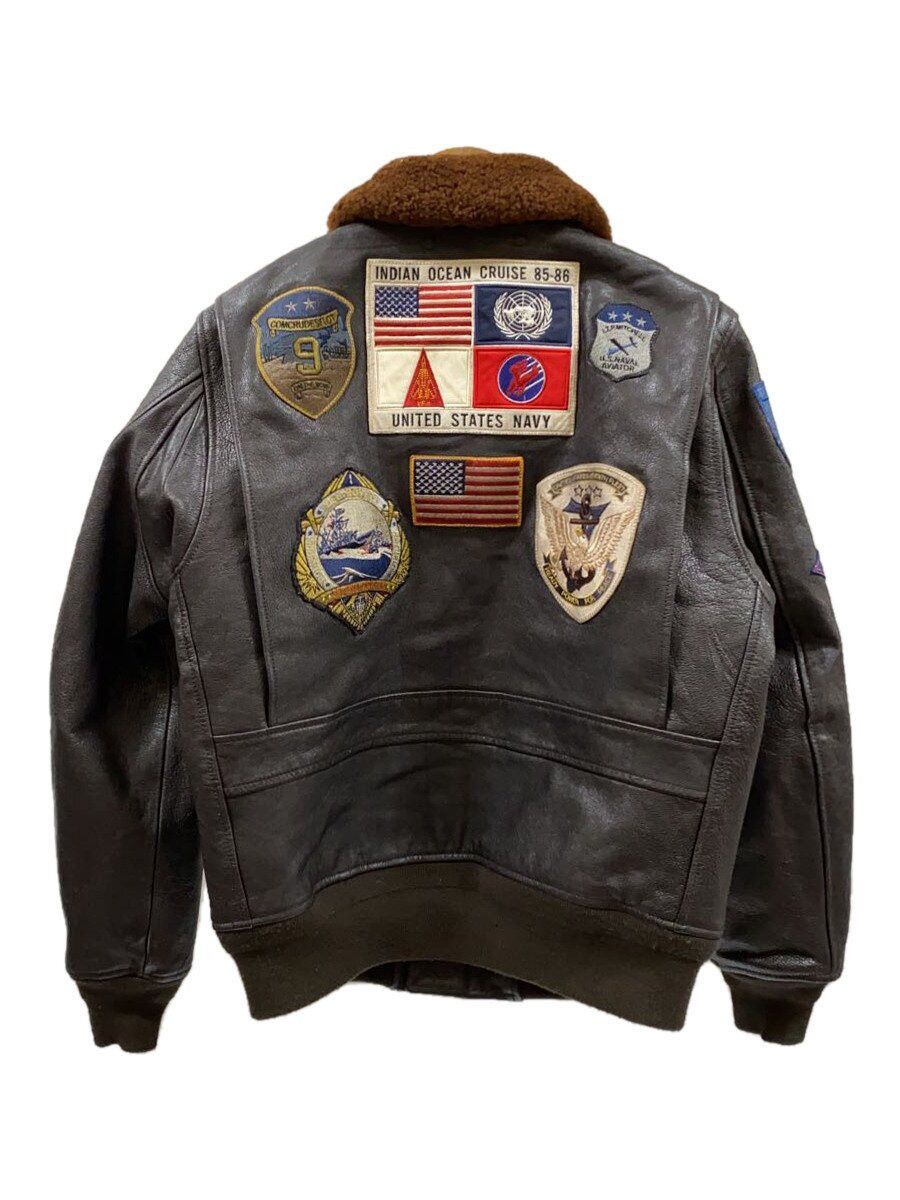 Avirex Avirex Goat Leather Jacket Blouson Brown Size US XXS / EU 40 - 2 Thumbnail