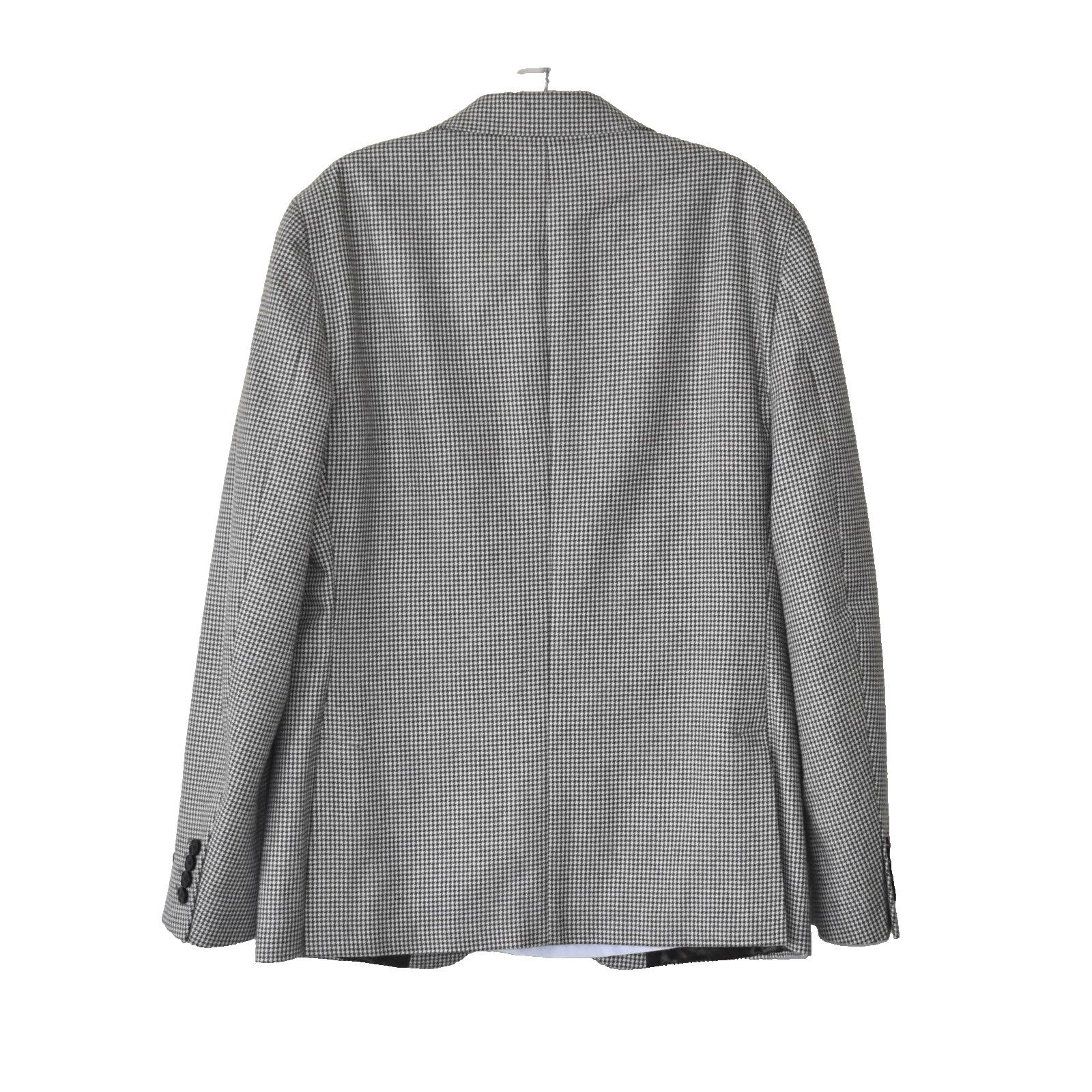 Reiss REISS Houndstooth Cotton Wool Blend 2-Button Blazer Chest 42 Size 42S - 2 Thumbnail