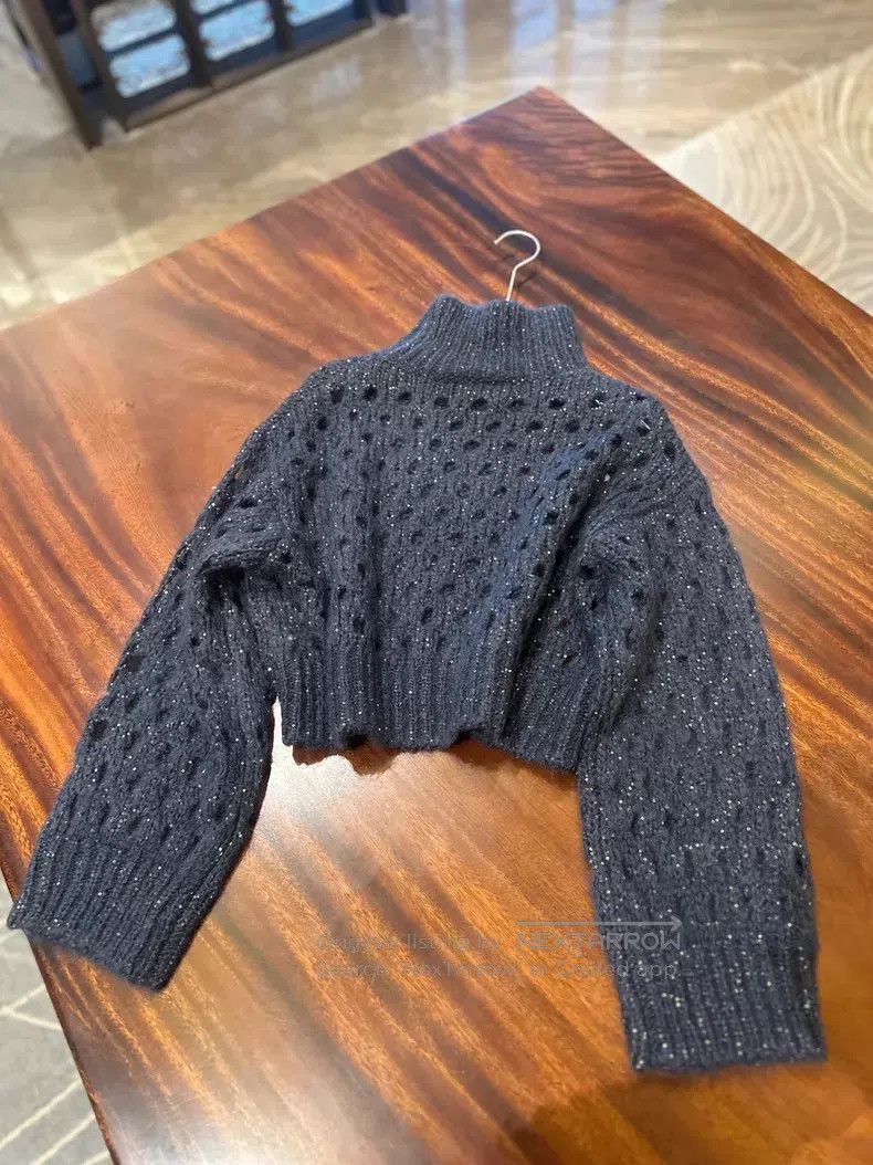 Brunello Cucinelli Brunello Cucinelli Sequin Sweater Size XS / US 0-2 / IT 36-38 - 6 Thumbnail