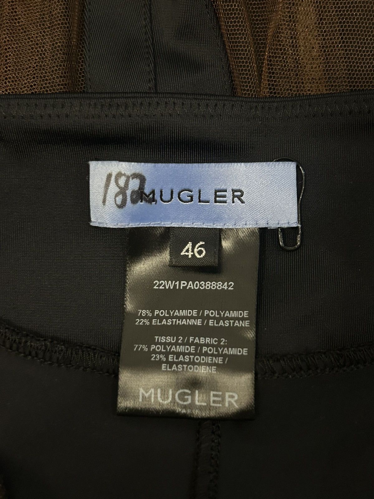 Mugler Illusion Spiral Stir-up Leggings Size 28" / US 6 / IT 42 - 4 Thumbnail