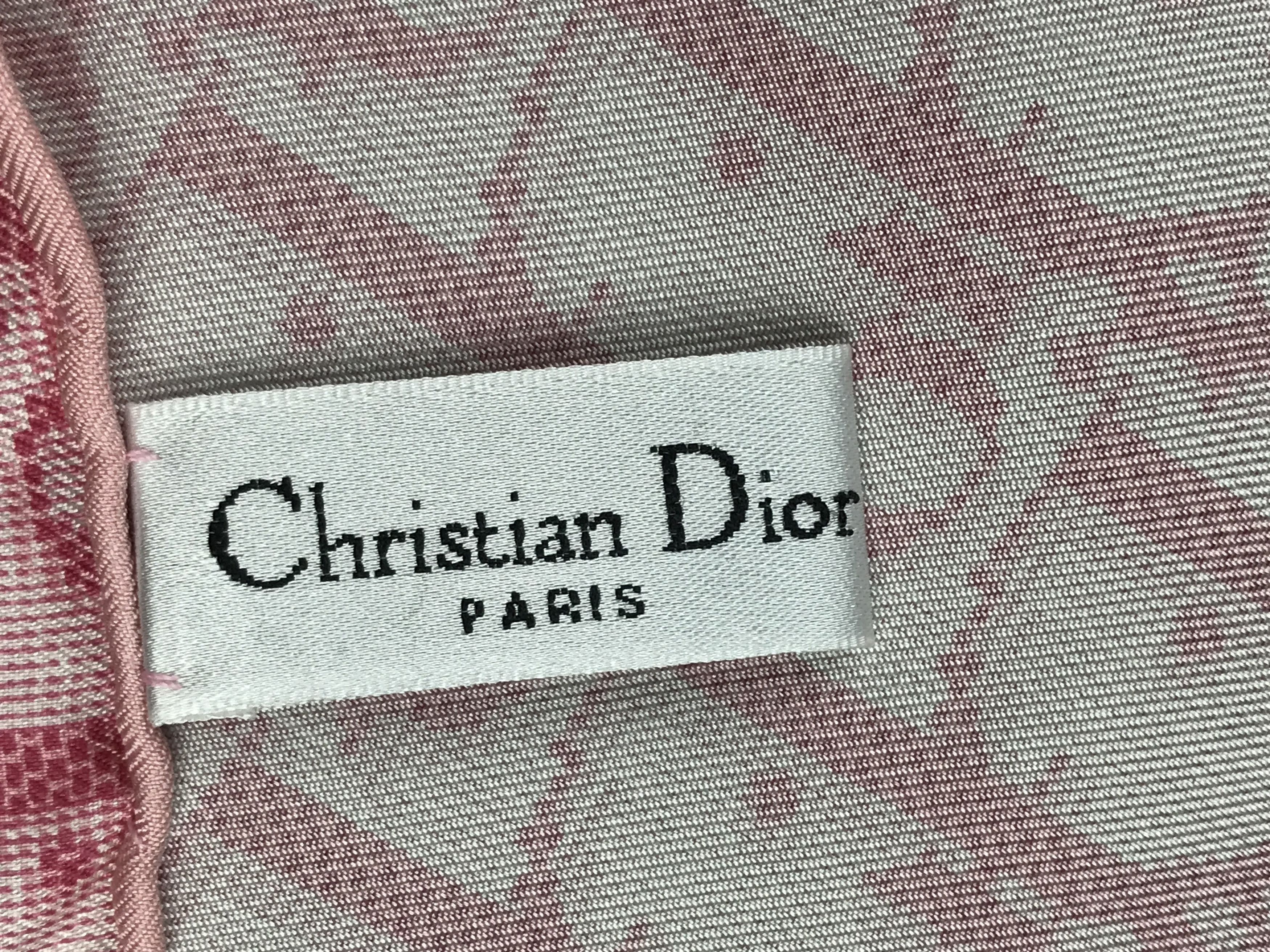 Christian Dior Monsieur × Vintage Vintage Christian Dior Monogram Silk Scarf Size ONE SIZE - 9 Thumbnail