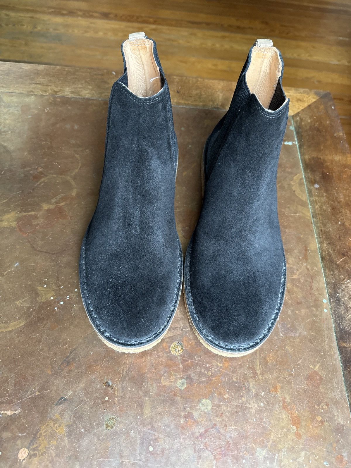 Astorflex Brand New Astorflex Black Suede Chelsea Boots Size US 10 / EU 43 - 3 Thumbnail