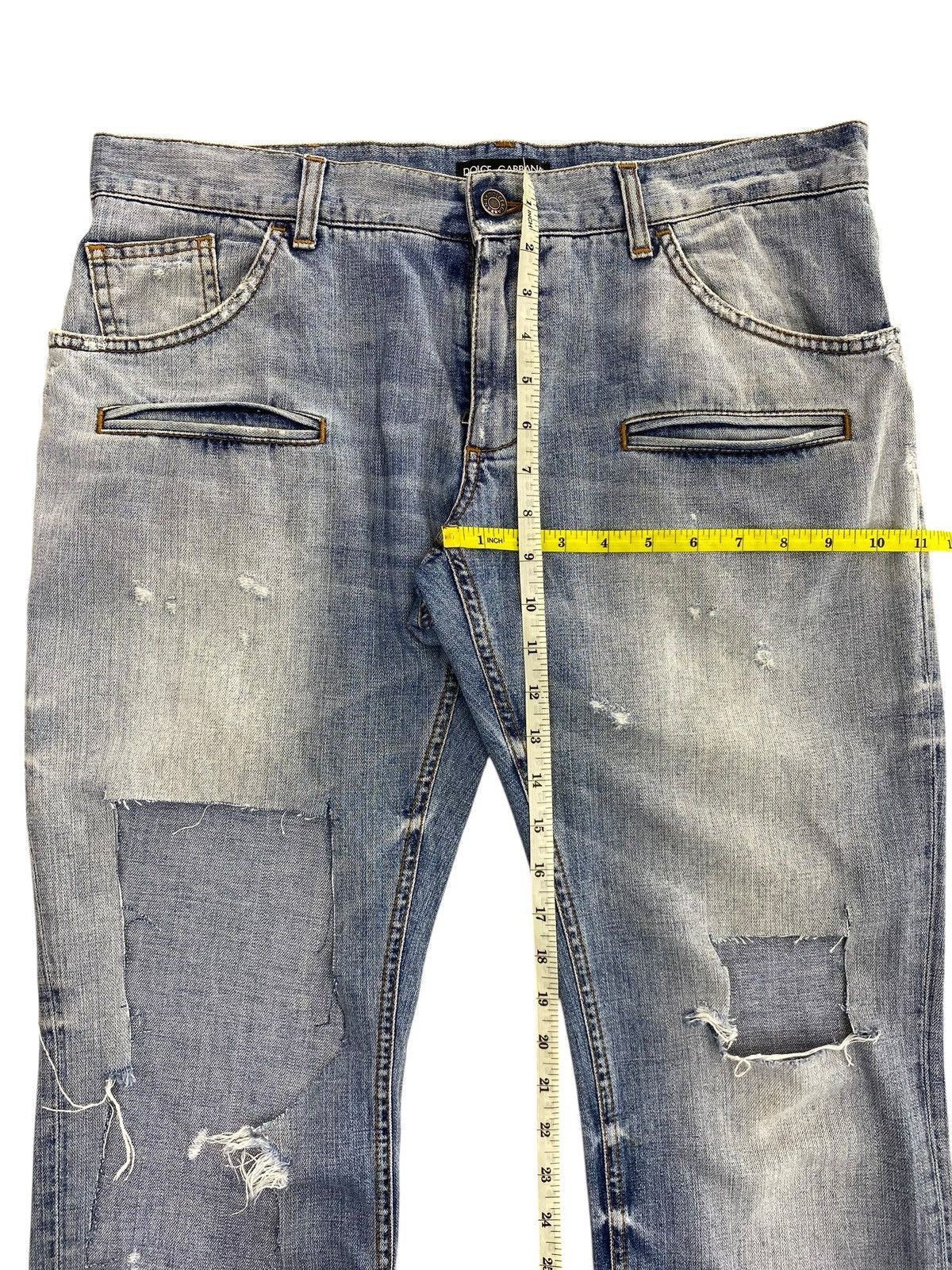 Dolce & Gabbana Dolce & Gabbana Faded Style Ripped Jeans Size US 36 / EU 52 - 8 Thumbnail