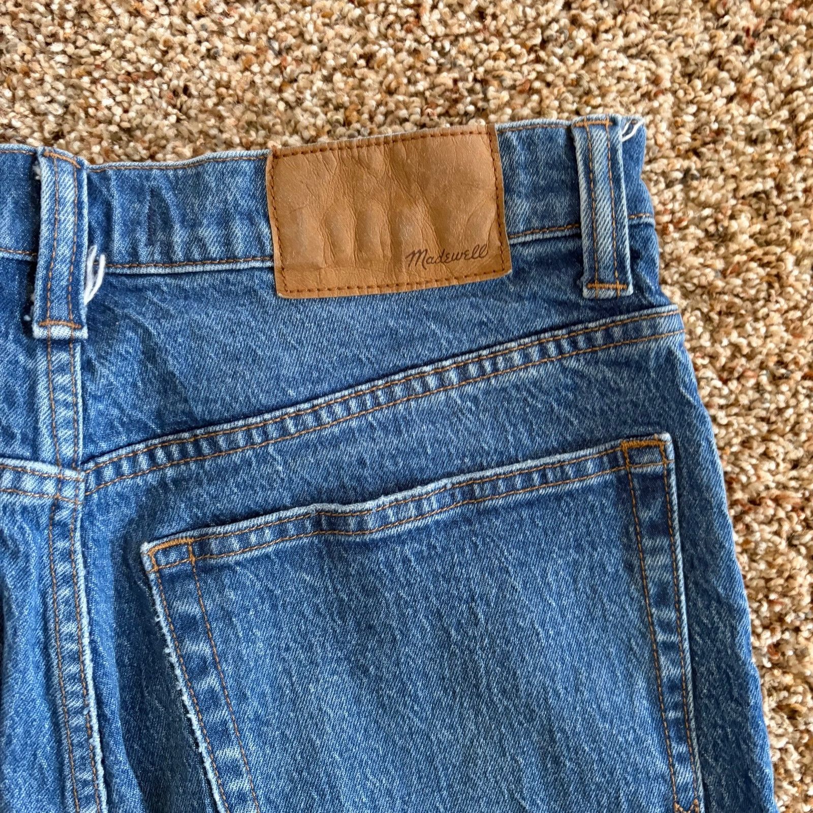 Madewell Madewell The Perfect Vintage Jean Tapered Raw Hem Denim 31 Size 31" - 9 Thumbnail