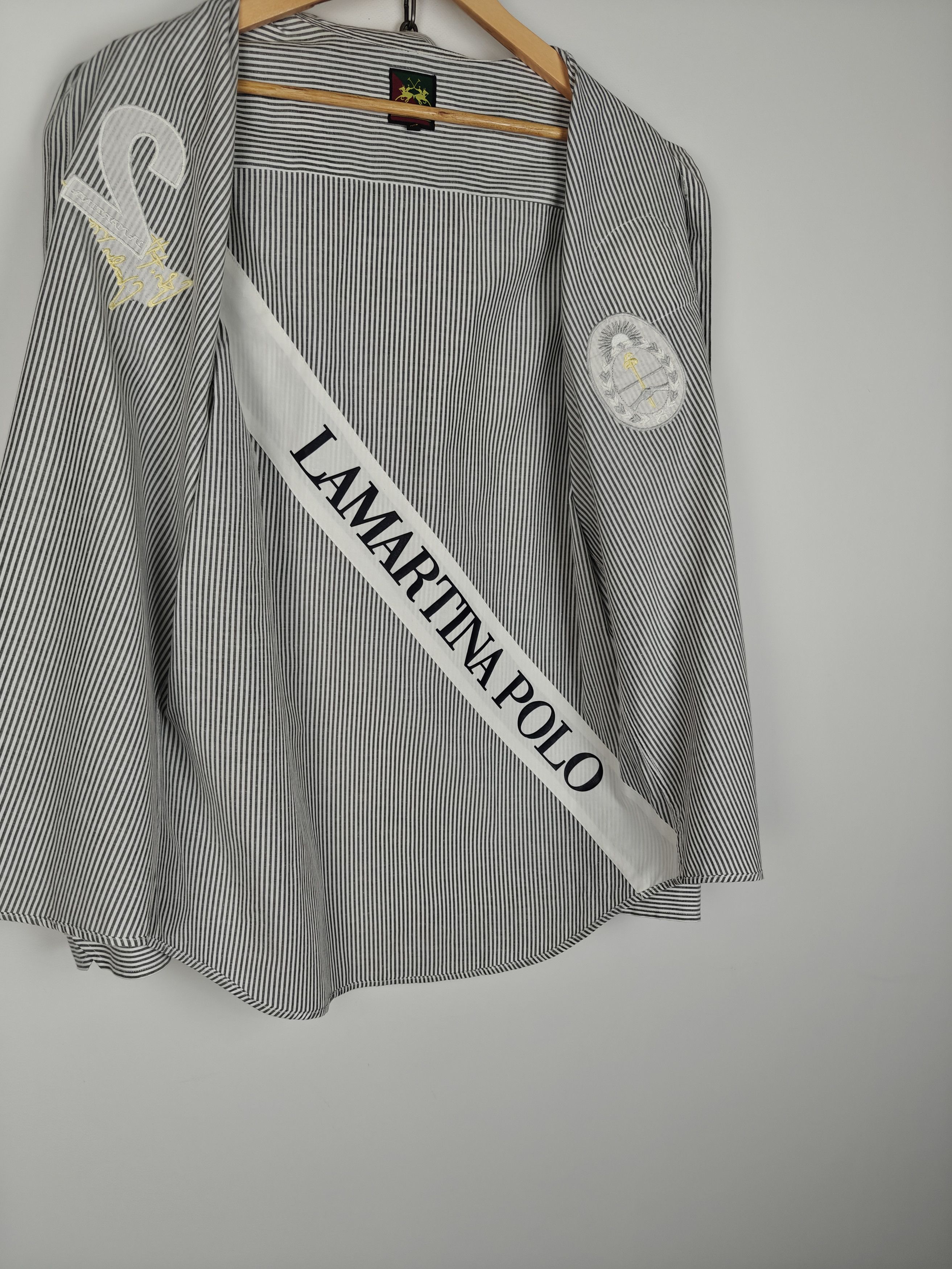 La Martina La Matrina Shirt Striped Collared Buenos Aires XXL Size US XXL / EU 58 / 5 - 12 Thumbnail