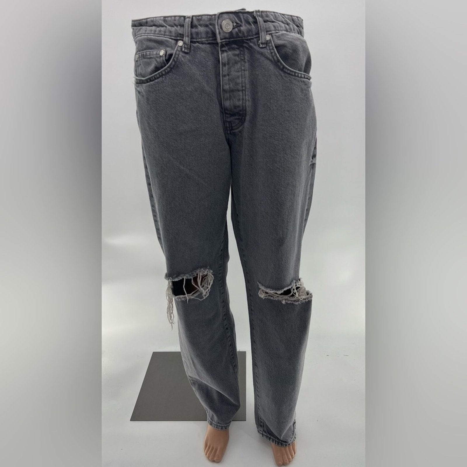 & Other Stories Boohoo Man Distressed Ripped Jeans Size 32 Size US 32 / EU 48 - 2 Thumbnail