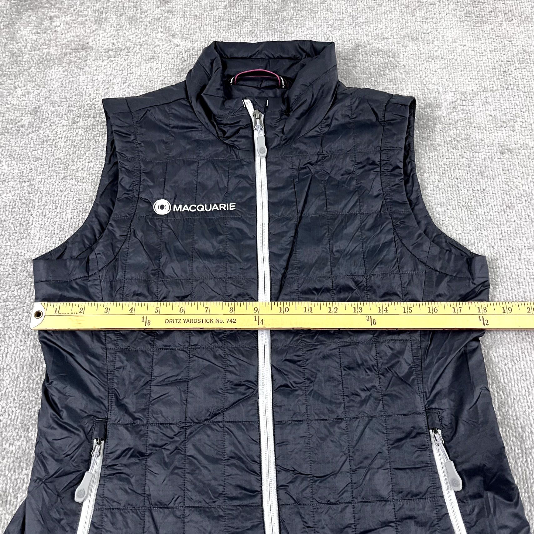 Vintage STIO Vest Medium Boundary Black Azura Lightweight Quilted Full Zip Nylon Womens Size M / US 6-8 / IT 42-44 - 6 Thumbnail