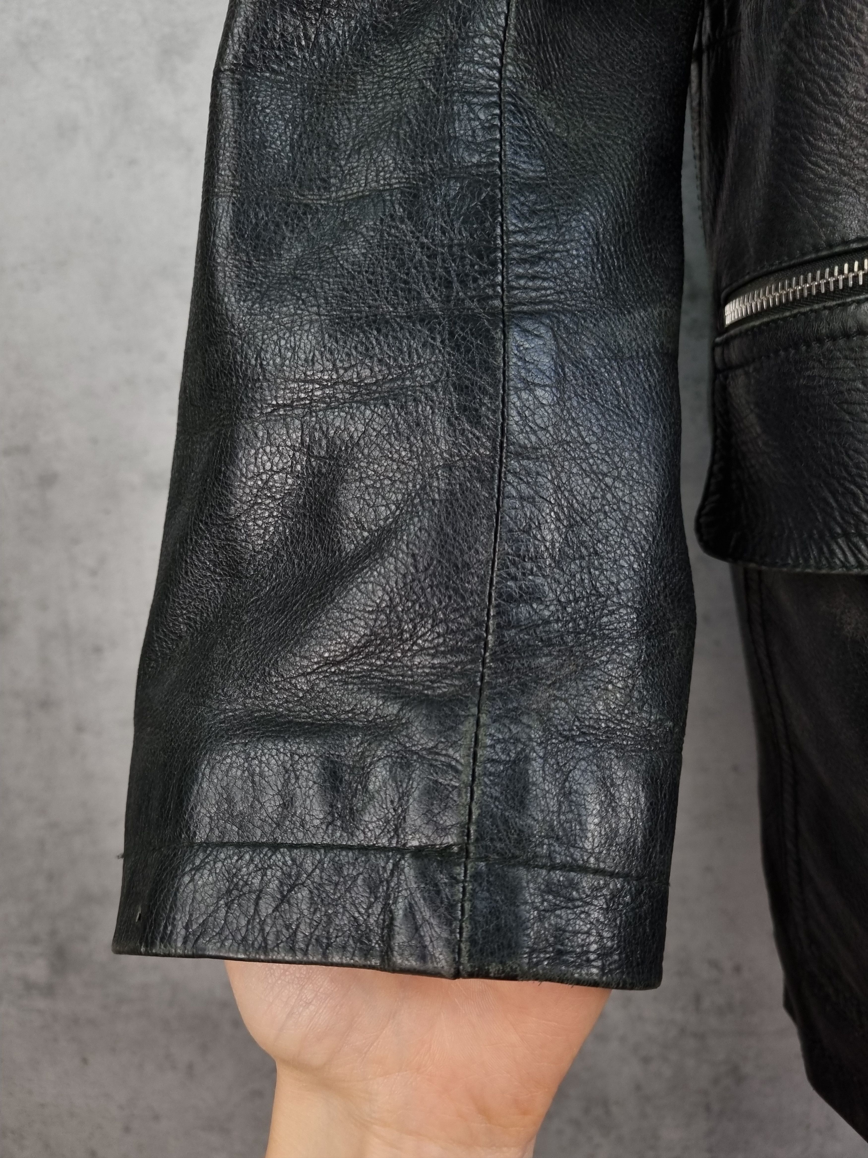 Prada × Vintage Prada Milano Leather Jacket made in Italy Size US L / EU 52-54 / 3 - 13 Thumbnail