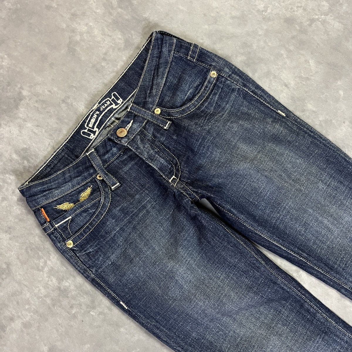 Robins Jeans 2000s Robin’s Jean - Swarovski Studded Skinny Y2k Denim Size 26" / US 2 / IT 38 - 3 Thumbnail