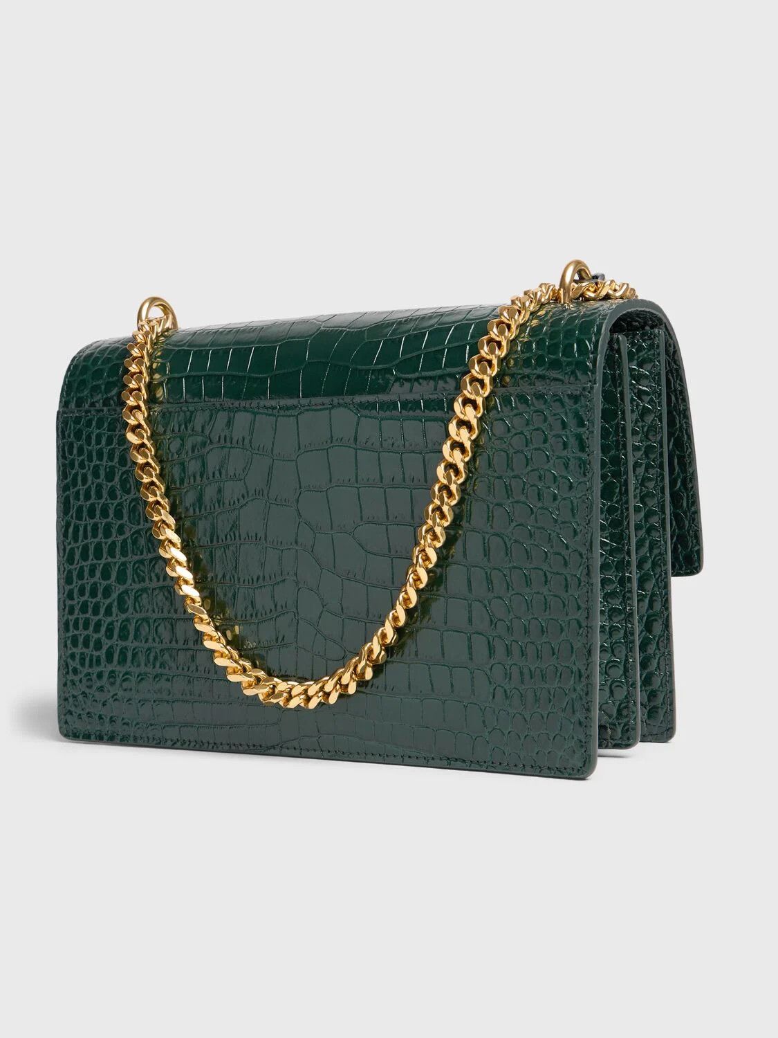 Saint Laurent Paris o1b1hav110724 Size: OS / Sunset Medium Leather Bag in Green Size ONE SIZE - 5 Thumbnail