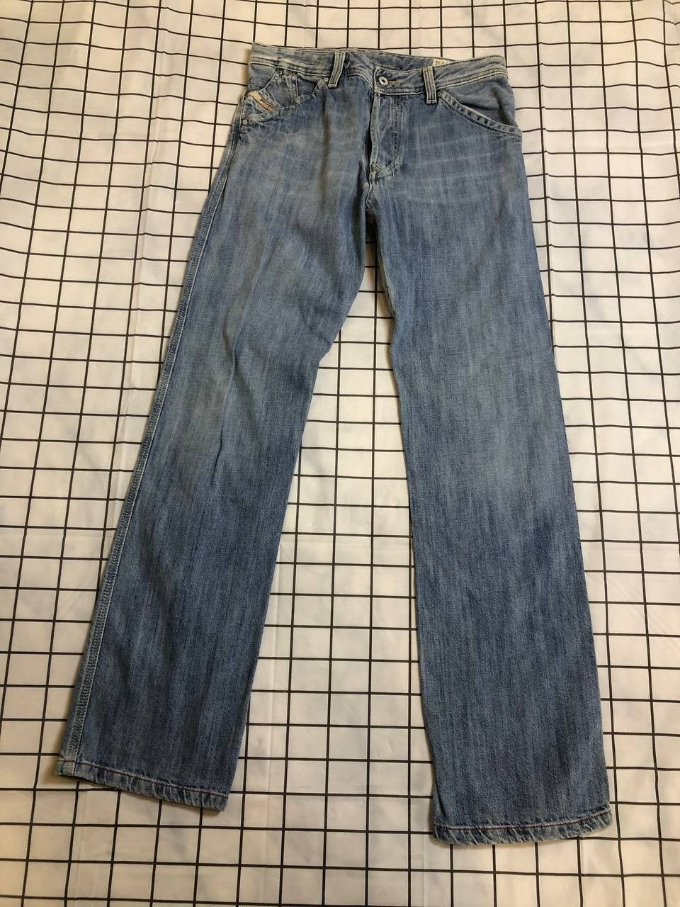 Diesel Diesel Jeans Mens Braddo Denim Straight Distressed Size US 30 / EU 46 - 1 Thumbnail