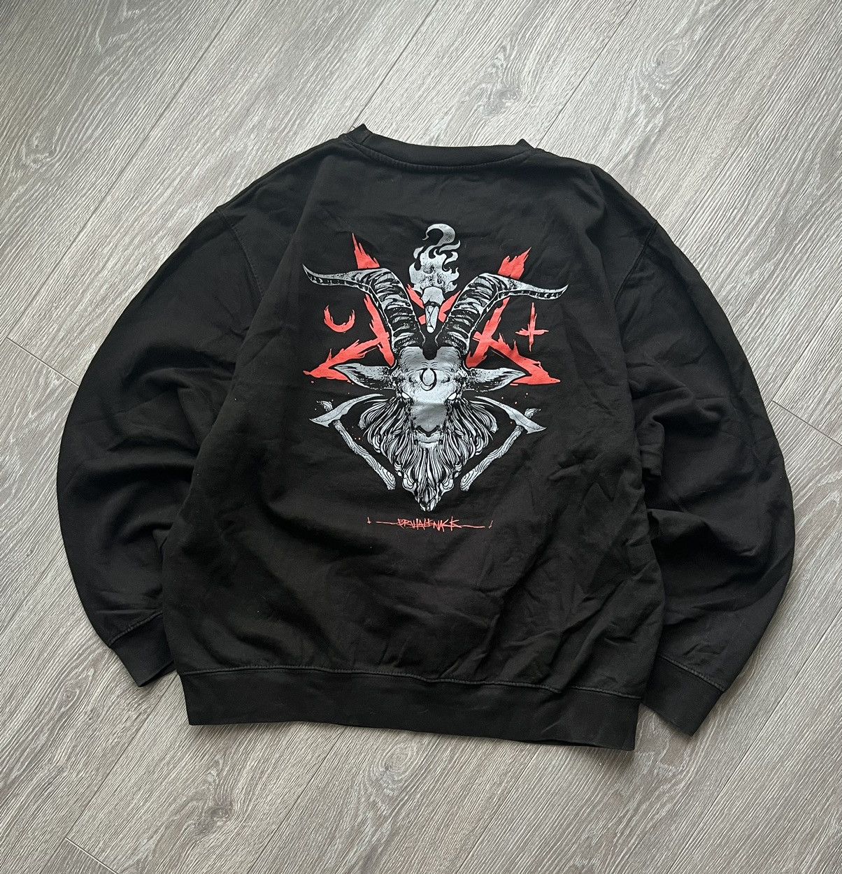 Band Tees Occult Baphomet Sweatshirt Satanic Size US XL / EU 56 / 4 - 1 Thumbnail