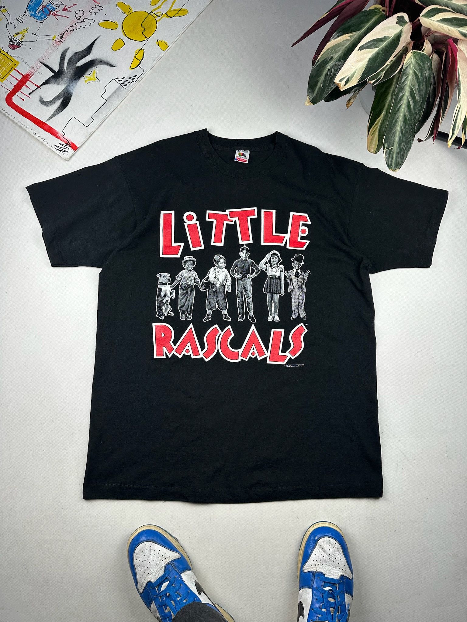 Vintage Vintage 1991 Buckwheat Little Rascals Tee movie tshirt Size US XL / EU 56 / 4 - 1 Thumbnail