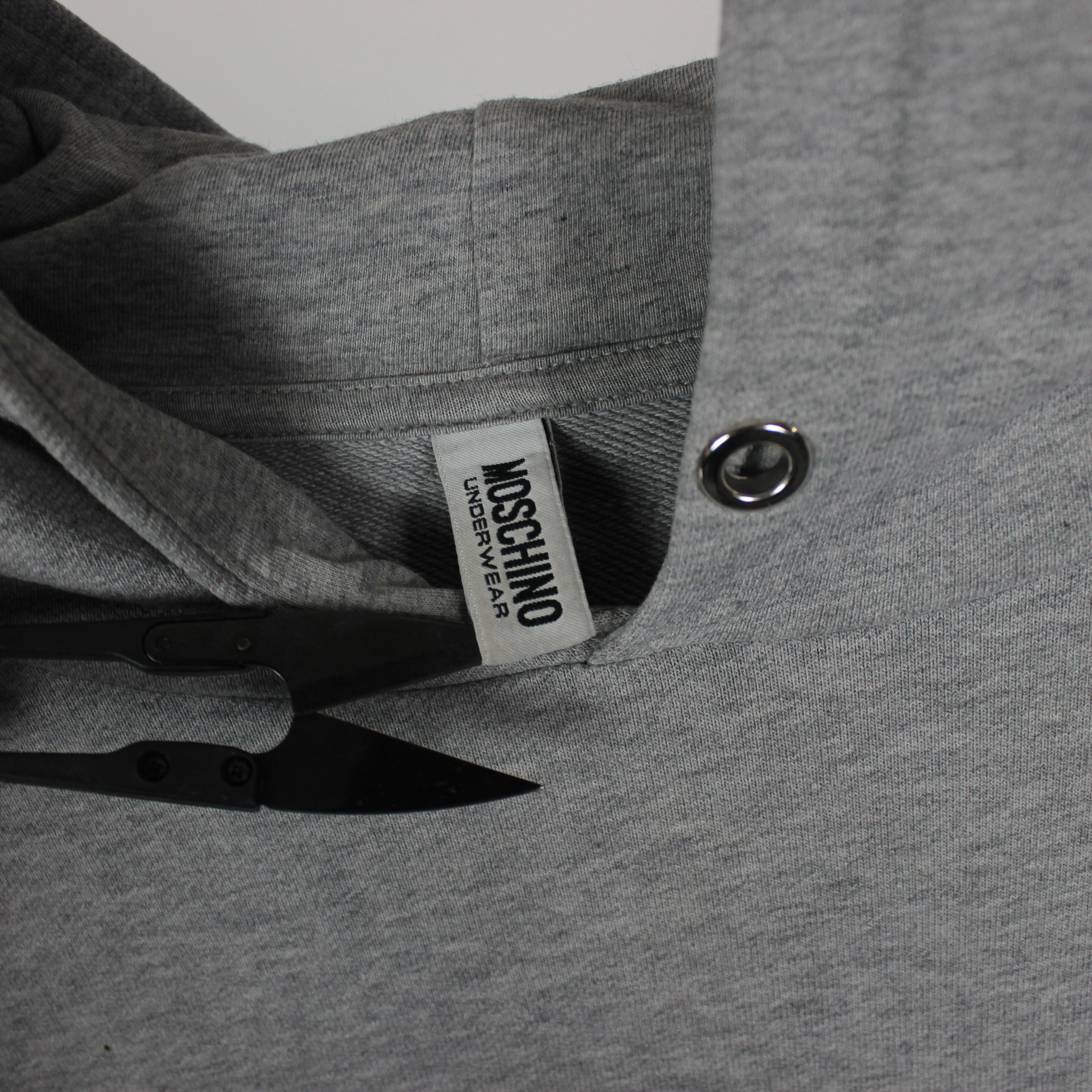 Moschino Moschino underwear hoodie men logo M gray Size US M / EU 48-50 / 2 - 8 Thumbnail