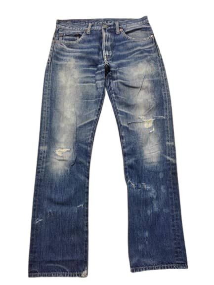 Japanese Brand JAPANESE BRAND DISTRESSED JEANS FADED BLUE Size US 31 - 1 Thumbnail