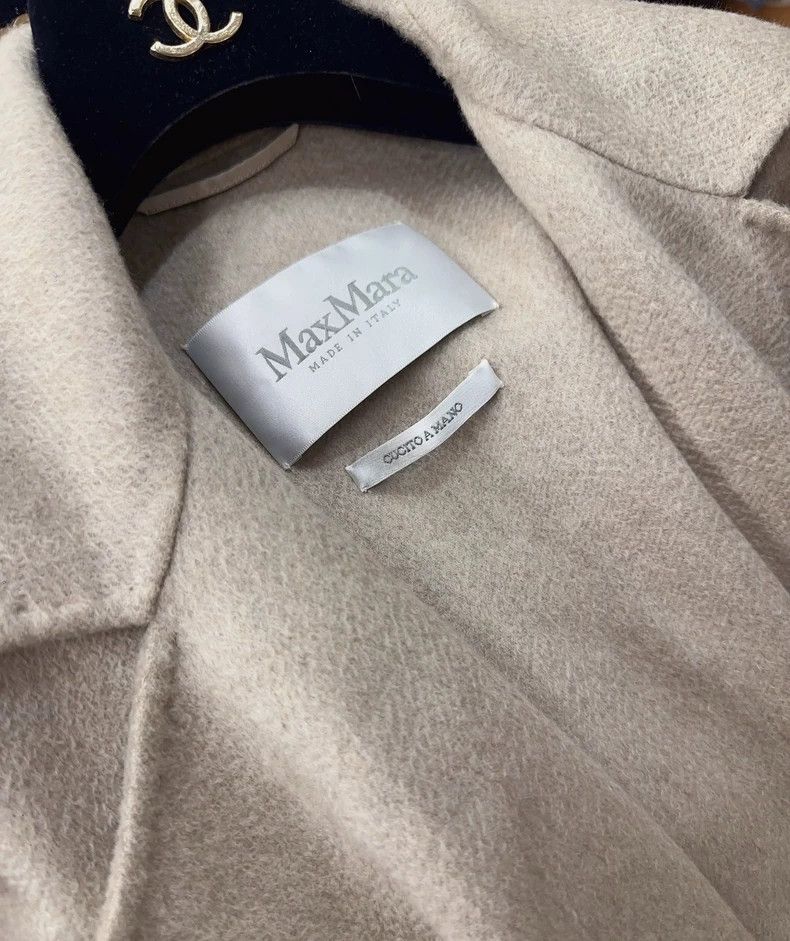 Max Mara Max Mara Oatmeal full cashmere coat jacket Size M / US 6-8 / IT 42-44 - 4 Thumbnail