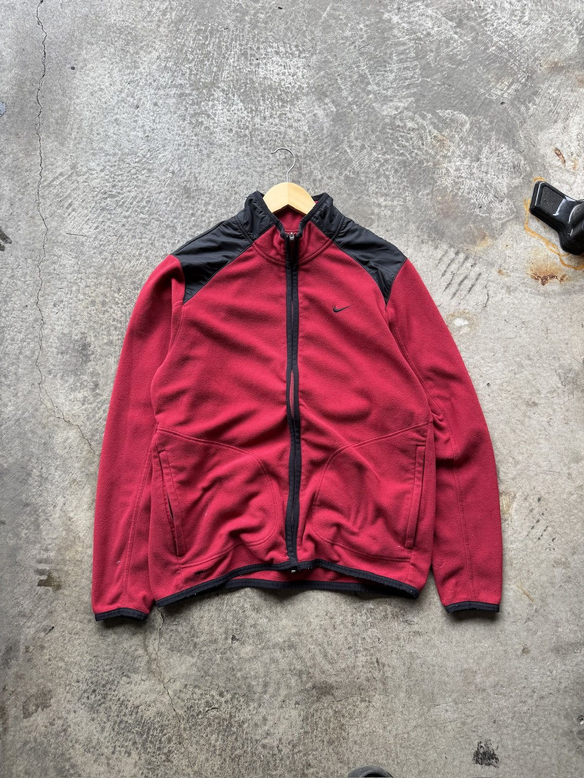 Japanese Brand × Nike Vintage y2k silver tag Nike retro zip up sweater Size US M / EU 48-50 / 2 - 1 Thumbnail