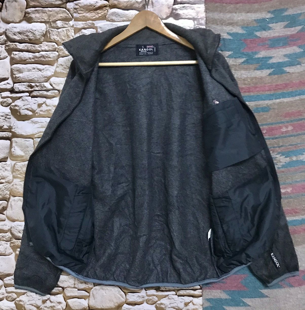 Kangol Kangol Fleece Jacket Size US L / EU 52-54 / 3 - 3 Thumbnail