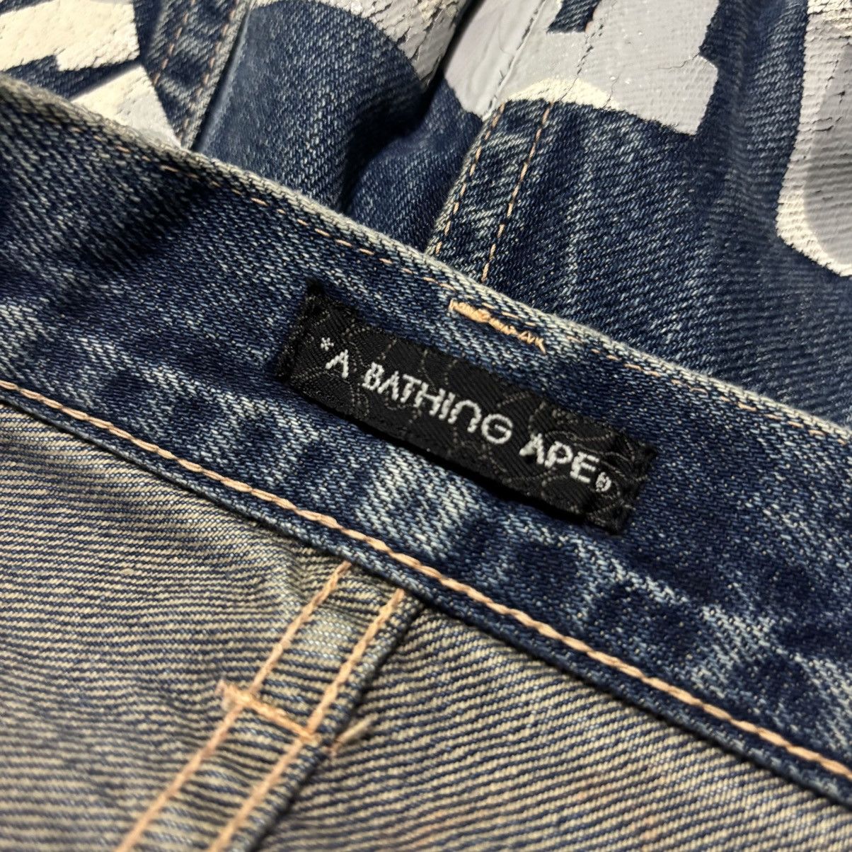 Bape Bape Denim Shorts Size US 32 / EU 48 - 6 Thumbnail