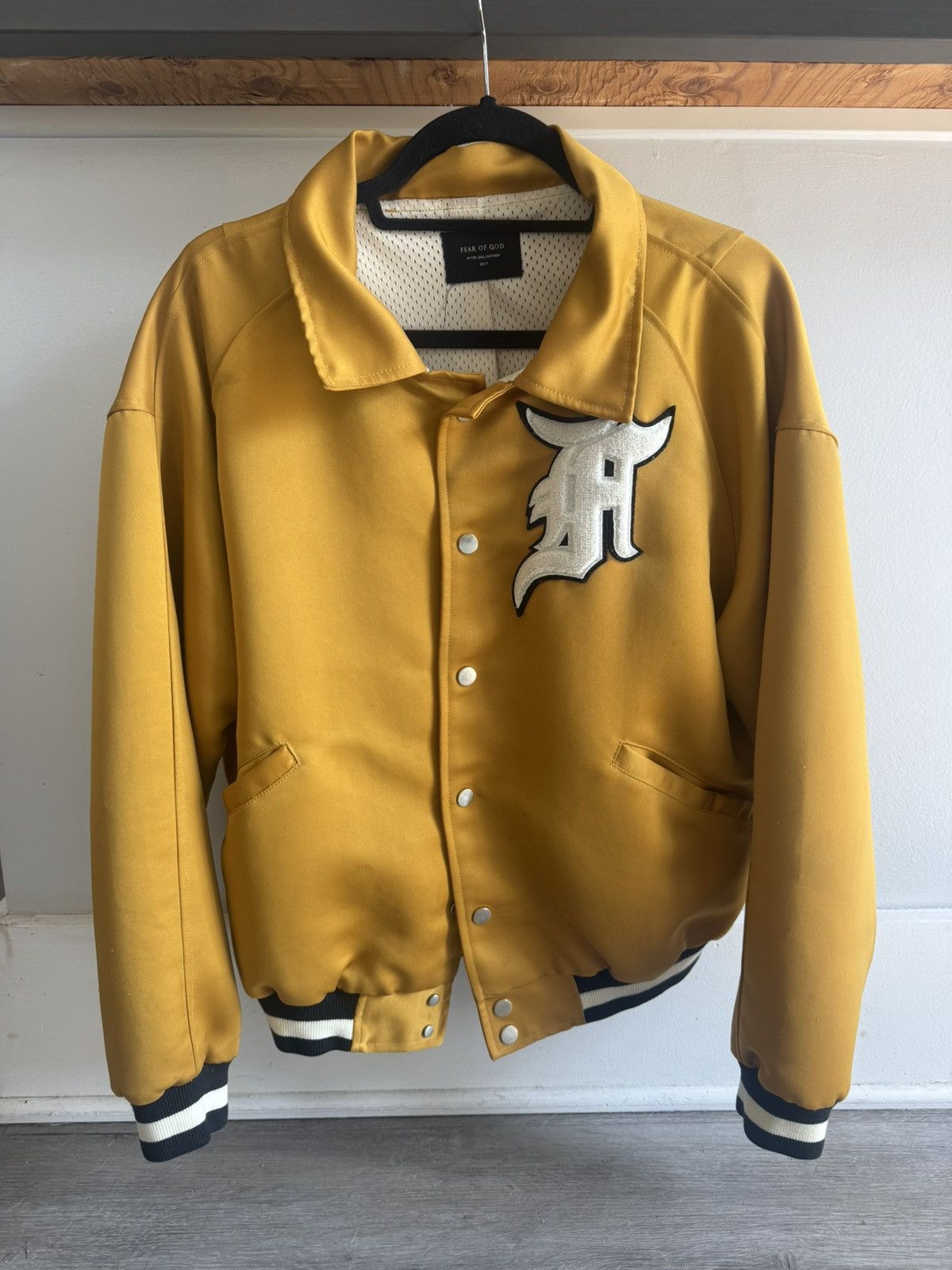 Fear Of God Baseball Jacket | Grailed