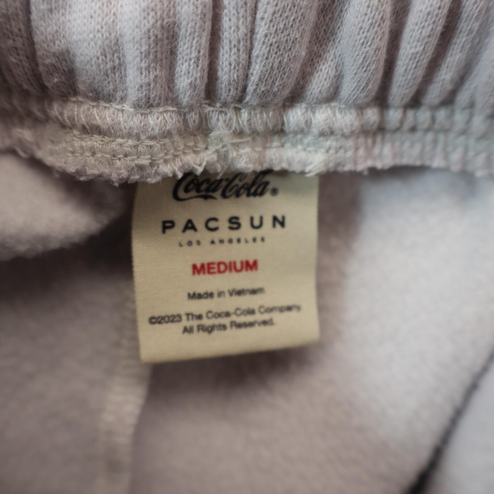 Pacsun Coca Cola PacSun Sweatpants White Medium Colorblock Size US 32 / EU 48 - 3 Thumbnail